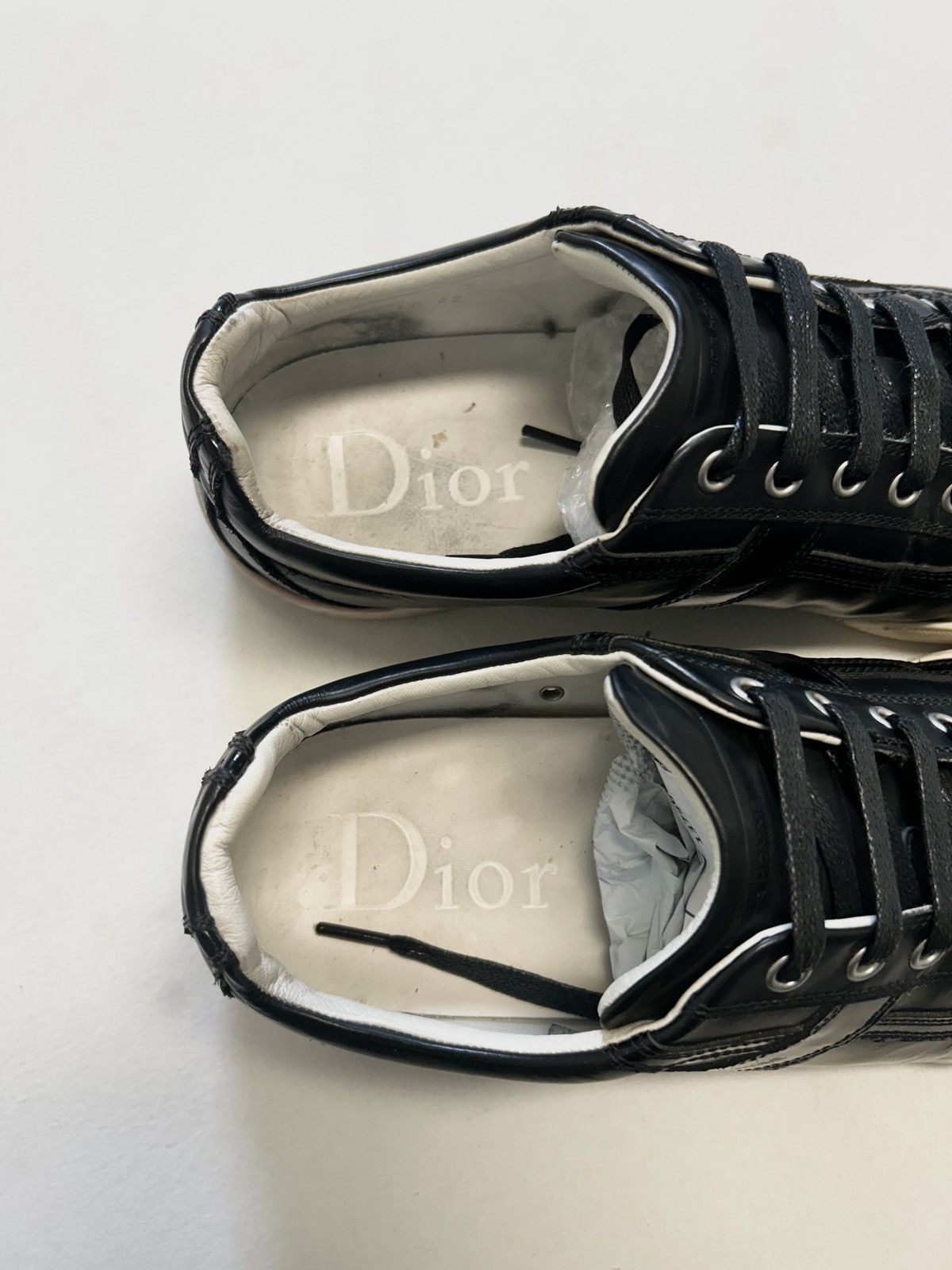 Dior SS2010 Patent Panel Leather Sneakers Size US 9 / EU 42 - 7 Thumbnail