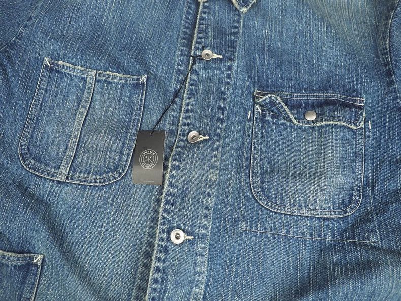 Porter Classic Porter Classic Blue Denim Jacket-2506 Size US XL / EU 56 / 4 - 5 Thumbnail