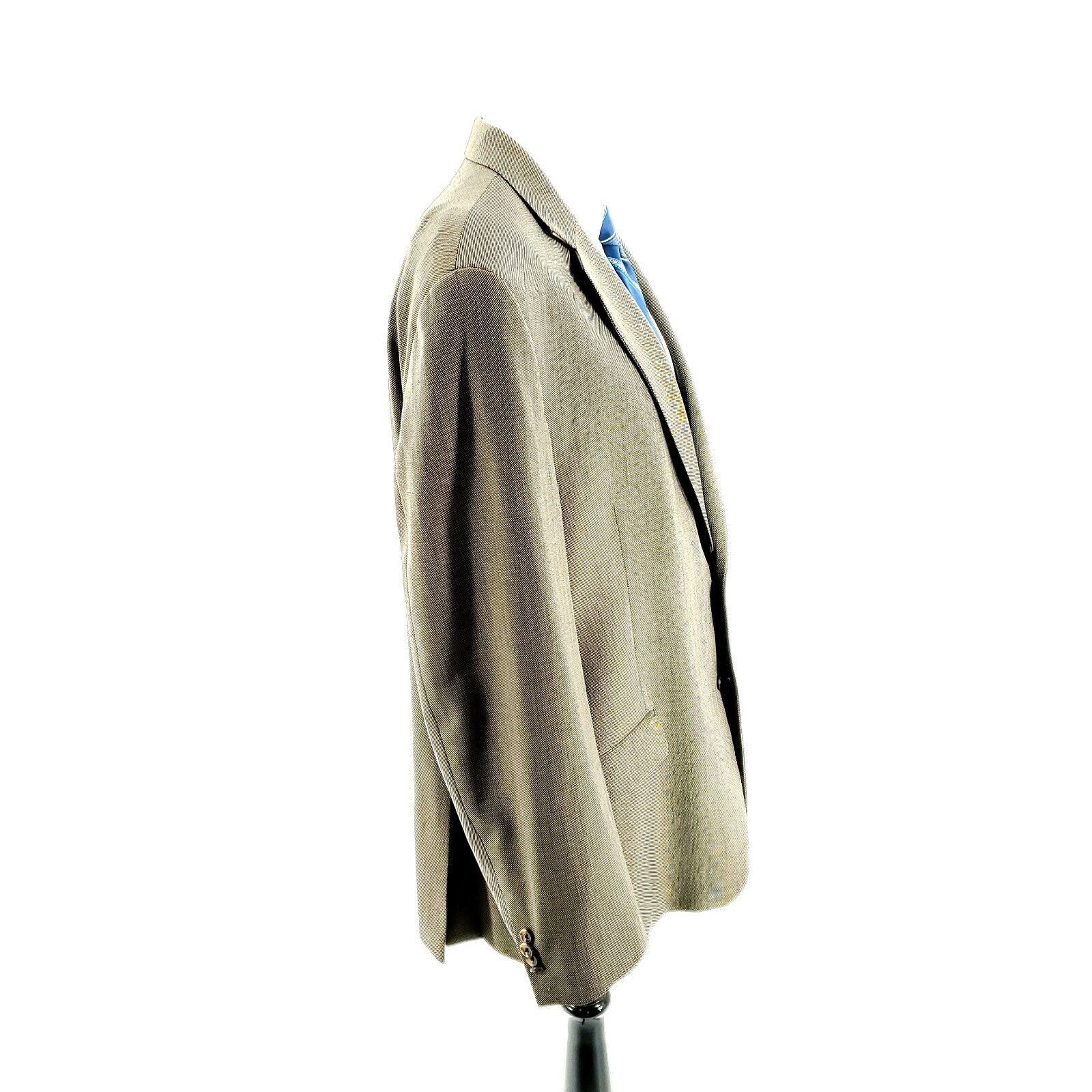 Michael Kors Michael Kors Wool 2 Button Blazer 44R Or Slim 46R Green Tan Size 44R - 6 Thumbnail