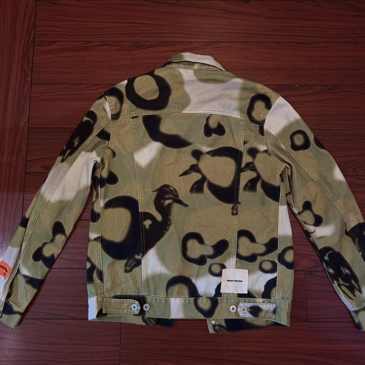Heron Preston HERON PRESTON Camouflage Print Denim Jacket Size US S / EU 44-46 / 1 - 2 Thumbnail