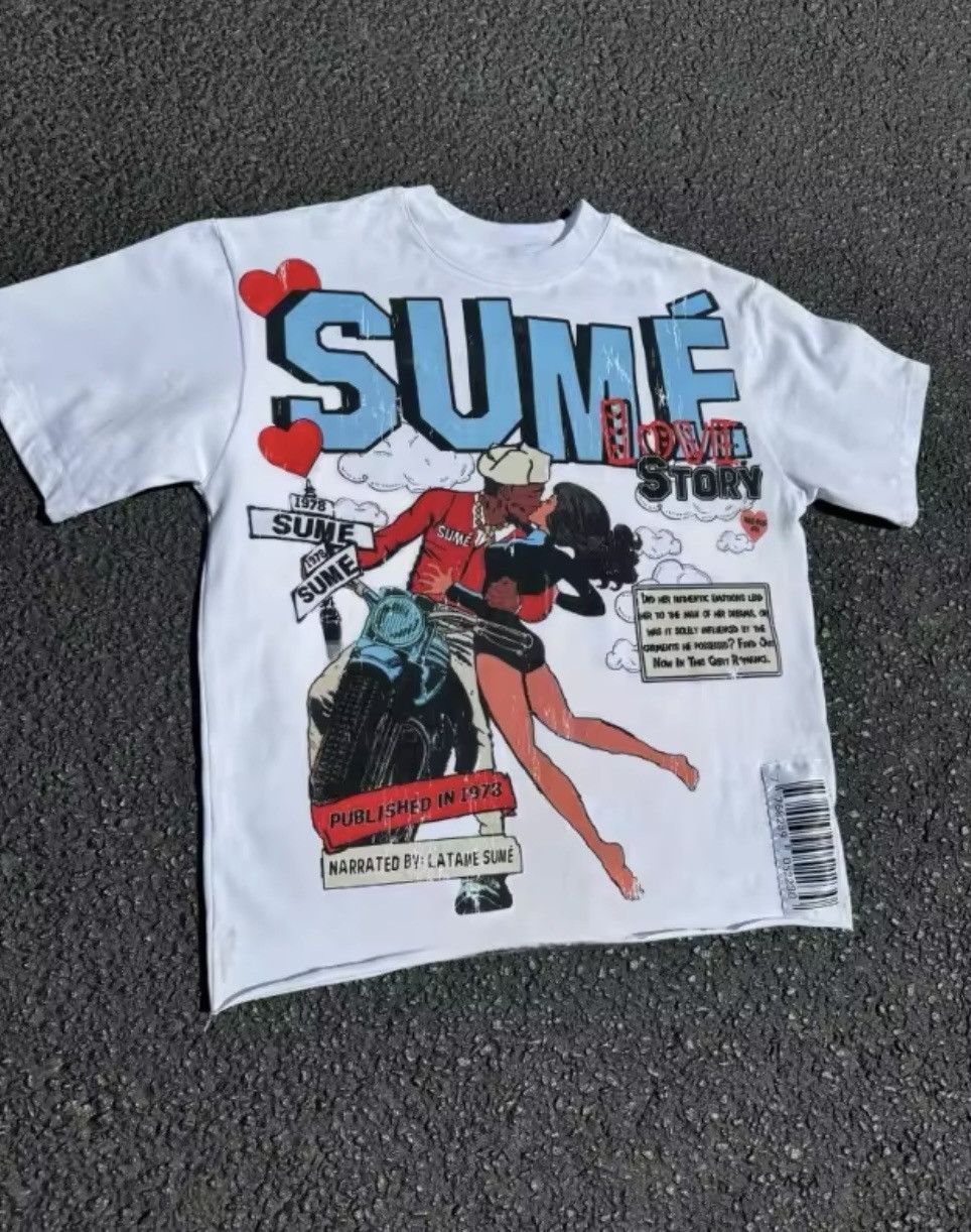 Designer American Streetwear Retro Cartoon T-Shirt Graphic Tees Size US XXL / EU 58 / 5 - 1 Thumbnail