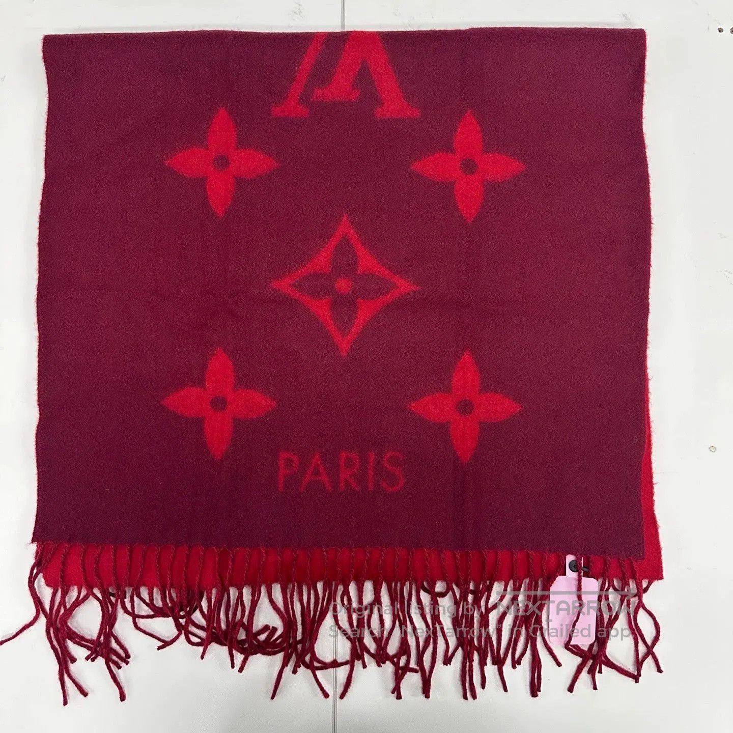 Louis Vuitton Louis Vuitton Double-sided Cashmere Scarf. Size ONE SIZE - 4 Thumbnail