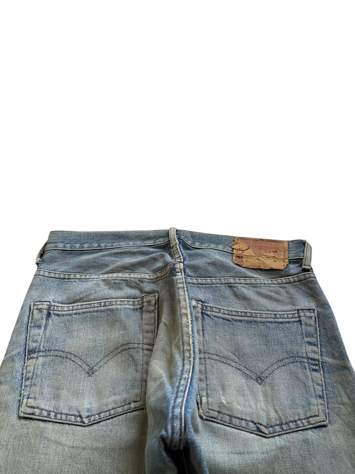 Levi's Vintage 80s Levis Selvedge Big E Mud Wash Baggy Jean Size US 31 - 9 Thumbnail