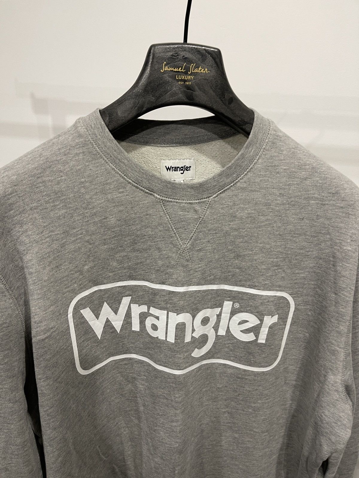 Wrangler Wrangler sweatshirt big logo sweater XL Size US XL / EU 56 / 4 - 2 Thumbnail