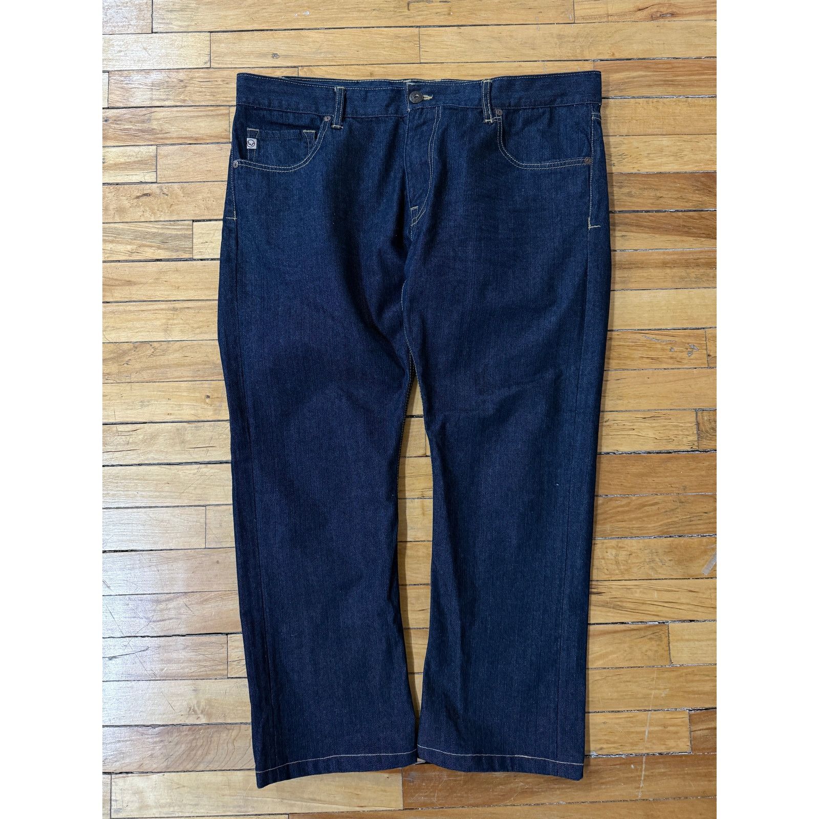 Vintage Vintage Y2K JNCO Slim Straight 101 Dark Wash Size 42W Size US 42 / EU 58 - 2 Thumbnail