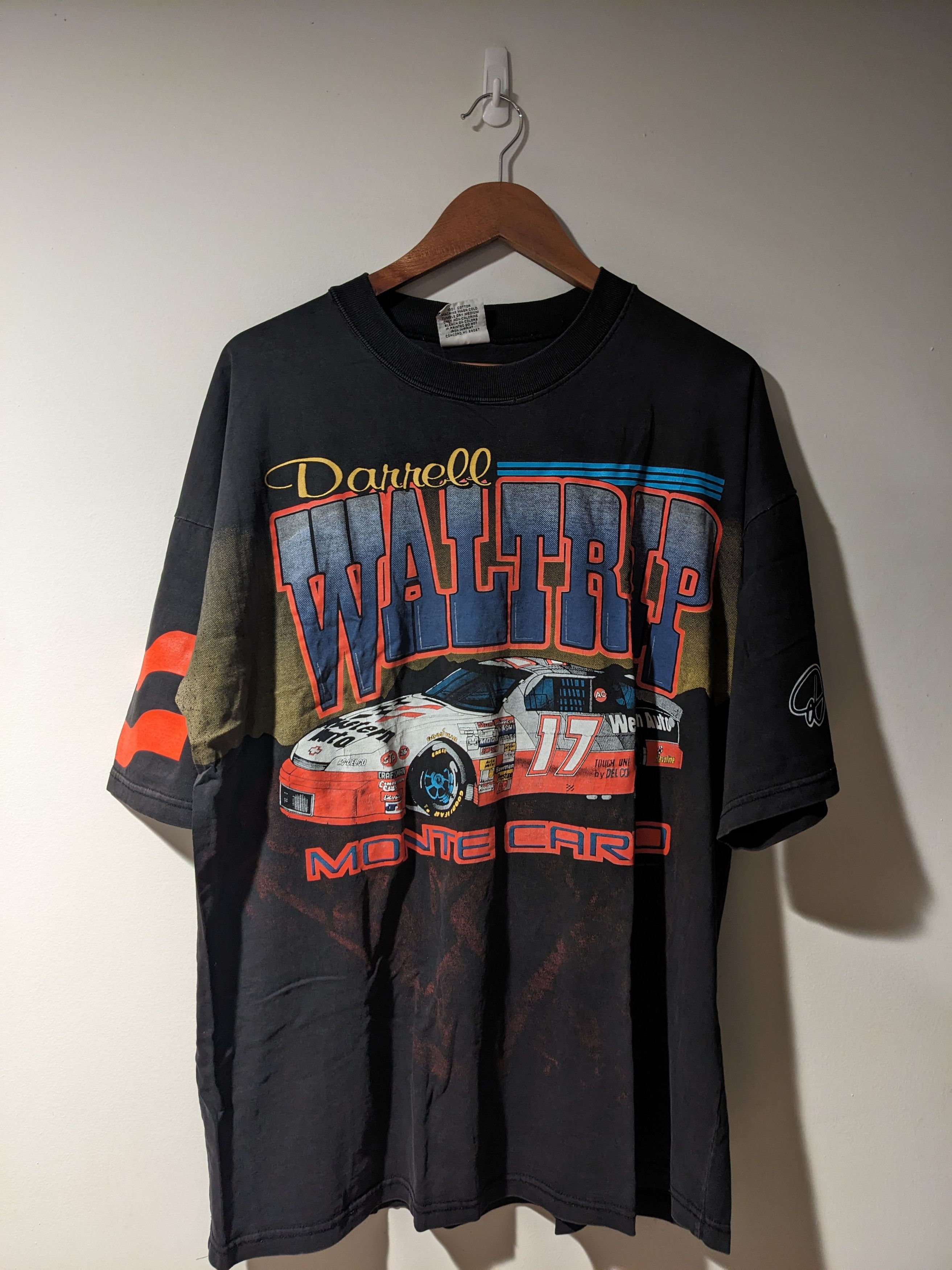NASCAR × Vintage Vintage 1995 Darrell Waltrip Nascar Chase Authentic T-Shirt Size US XL / EU 56 / 4 - 1 Thumbnail