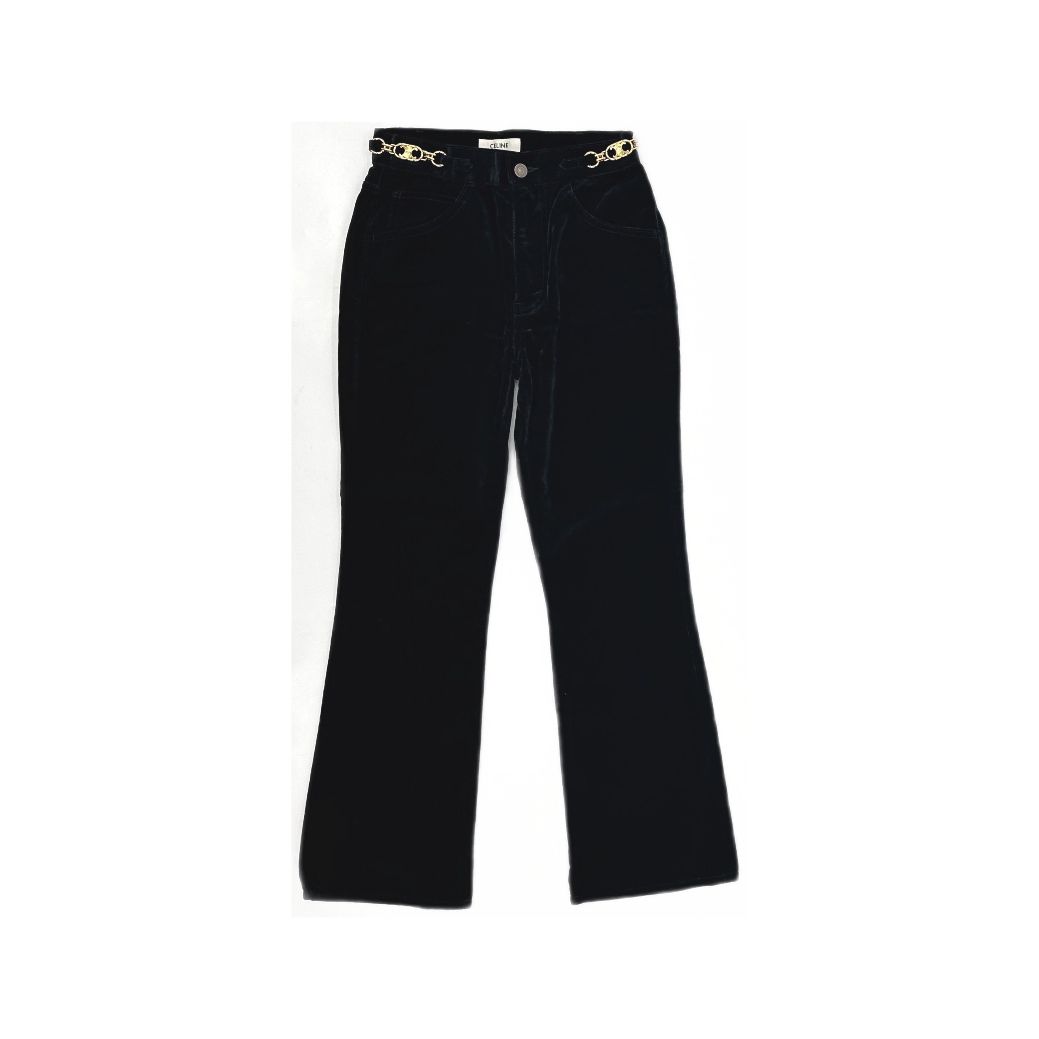 Celine Celine Velvet Pants Size 26 Size 26" / US 2 / IT 38 - 1 Thumbnail