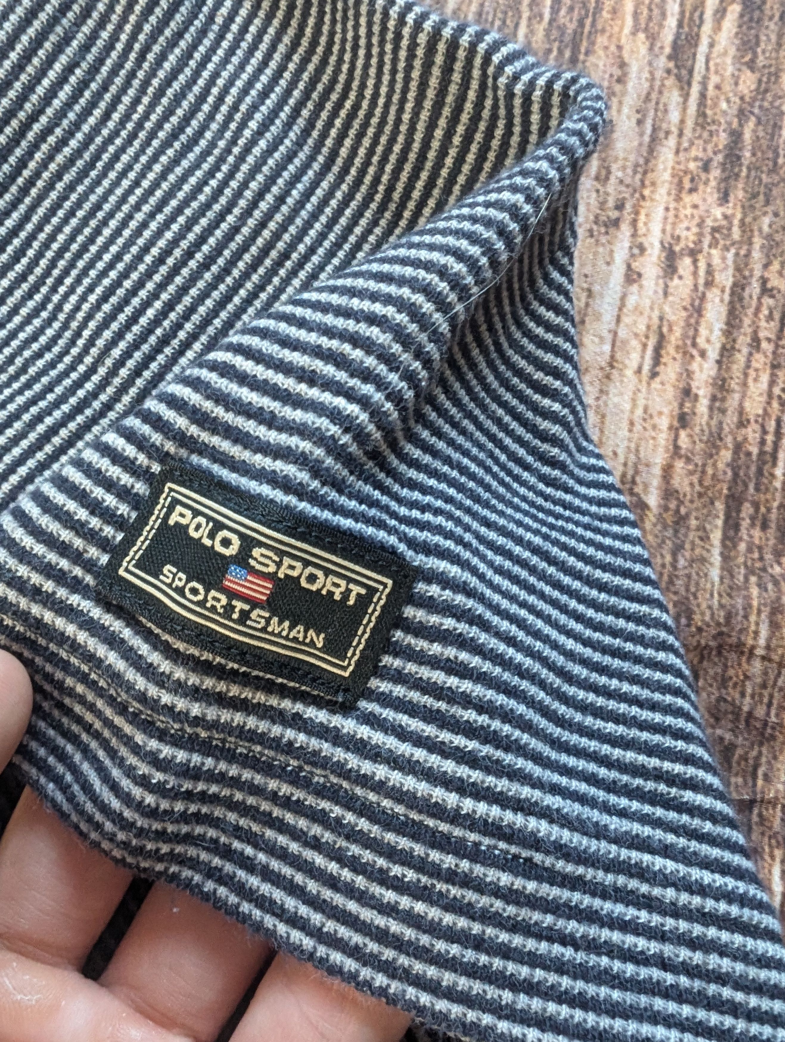 Polo Ralph Lauren × Ralph Lauren Sport × Vintage Polo Sport Ralph Lauren striped t shirt Size US M / EU 48-50 / 2 - 3 Thumbnail