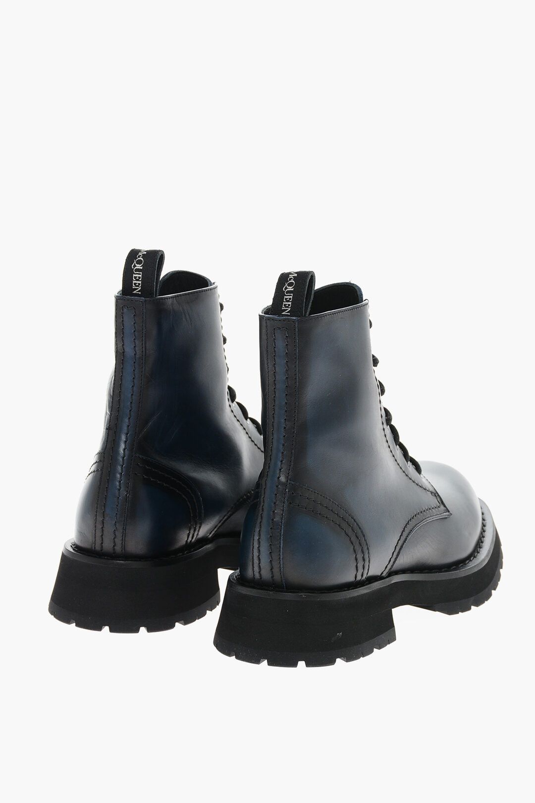 Alexander McQueen o1y1024 Ankle Boots in Midnight Blue Size US 11 / EU 44 - 1 Thumbnail
