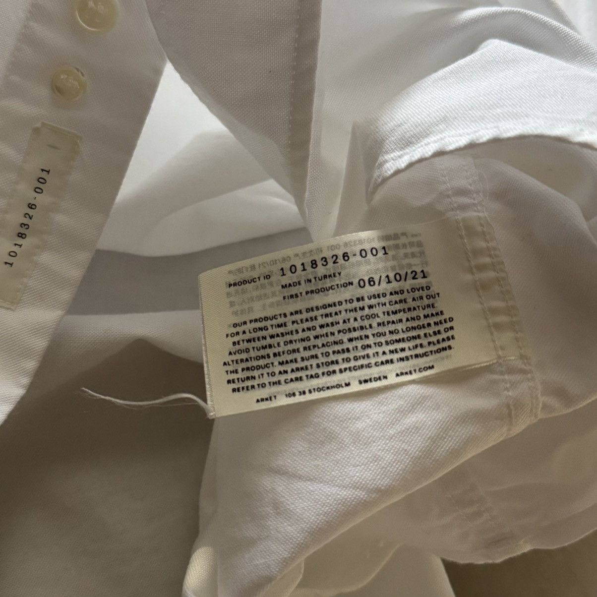 Arket Arket Relaxed Oxford Shirt White 48 Size US M / EU 48-50 / 2 - 4 Thumbnail