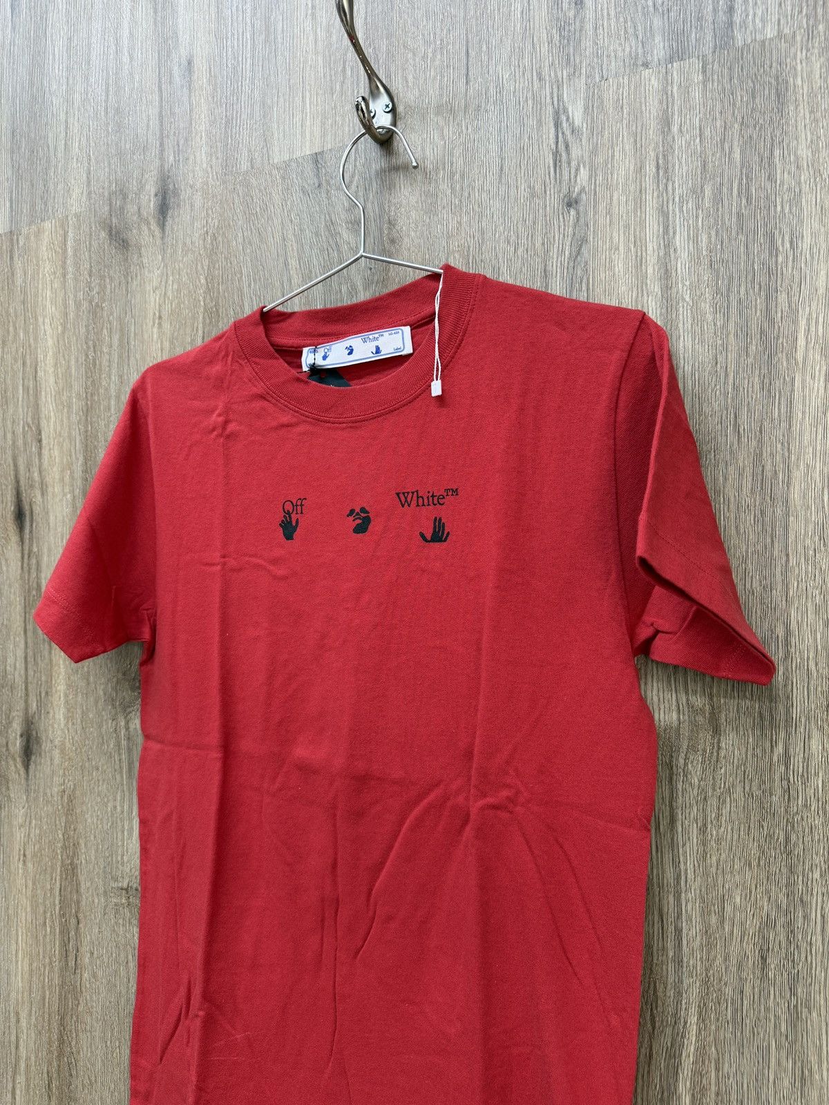 Off White Red Short Sleeve