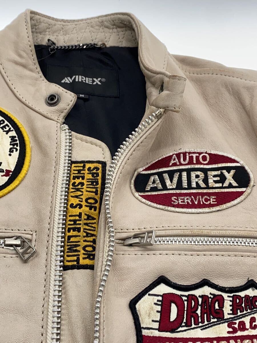 Avirex Avirex Sheep Leather Jacket Blouson Grey Size US M / EU 48-50 / 2 - 6 Thumbnail