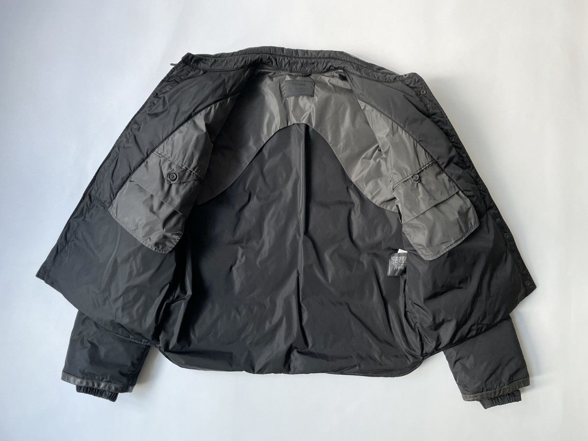 Prada Black Nylon ‘Hunter’ Down Jacket Size US L / EU 52-54 / 3 - 11 Thumbnail