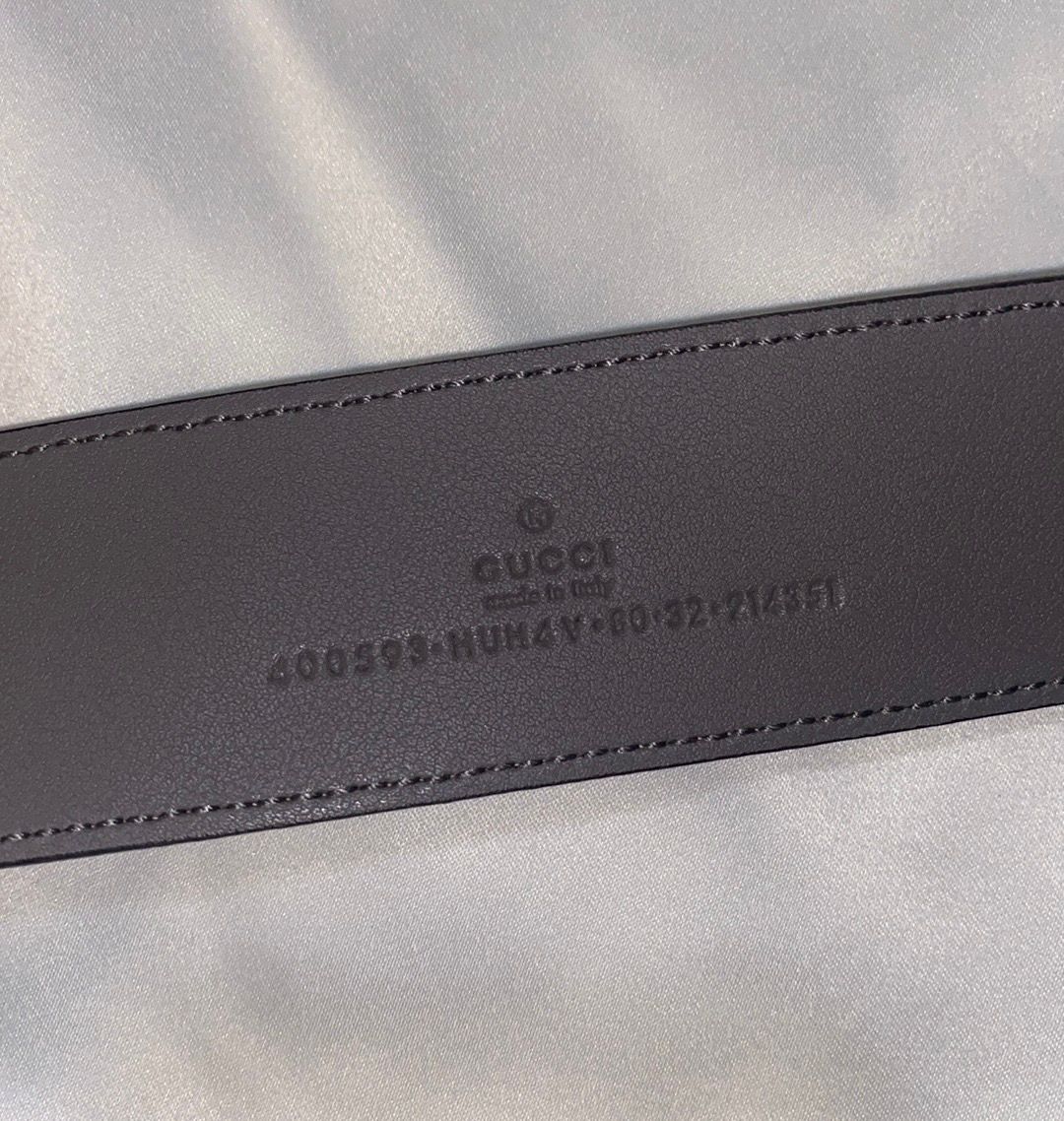 Gucci Gucci GG Marmont Wide Belt Size 80/32 Size 32 - 5 Thumbnail