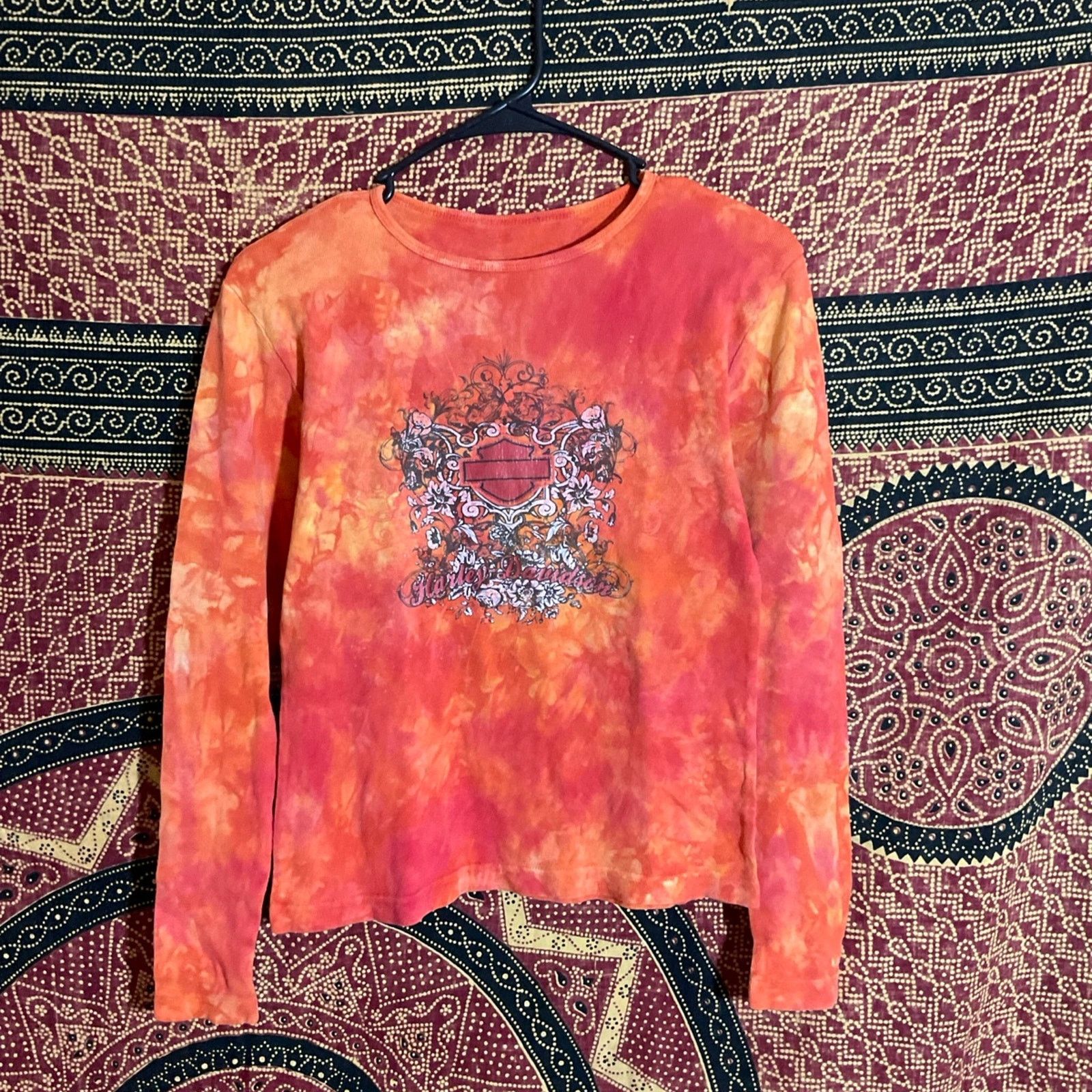 Harley Davidson Harley Davidson Vintage Tie Dye Shirt Size M / US 6-8 / IT 42-44 - 1 Thumbnail