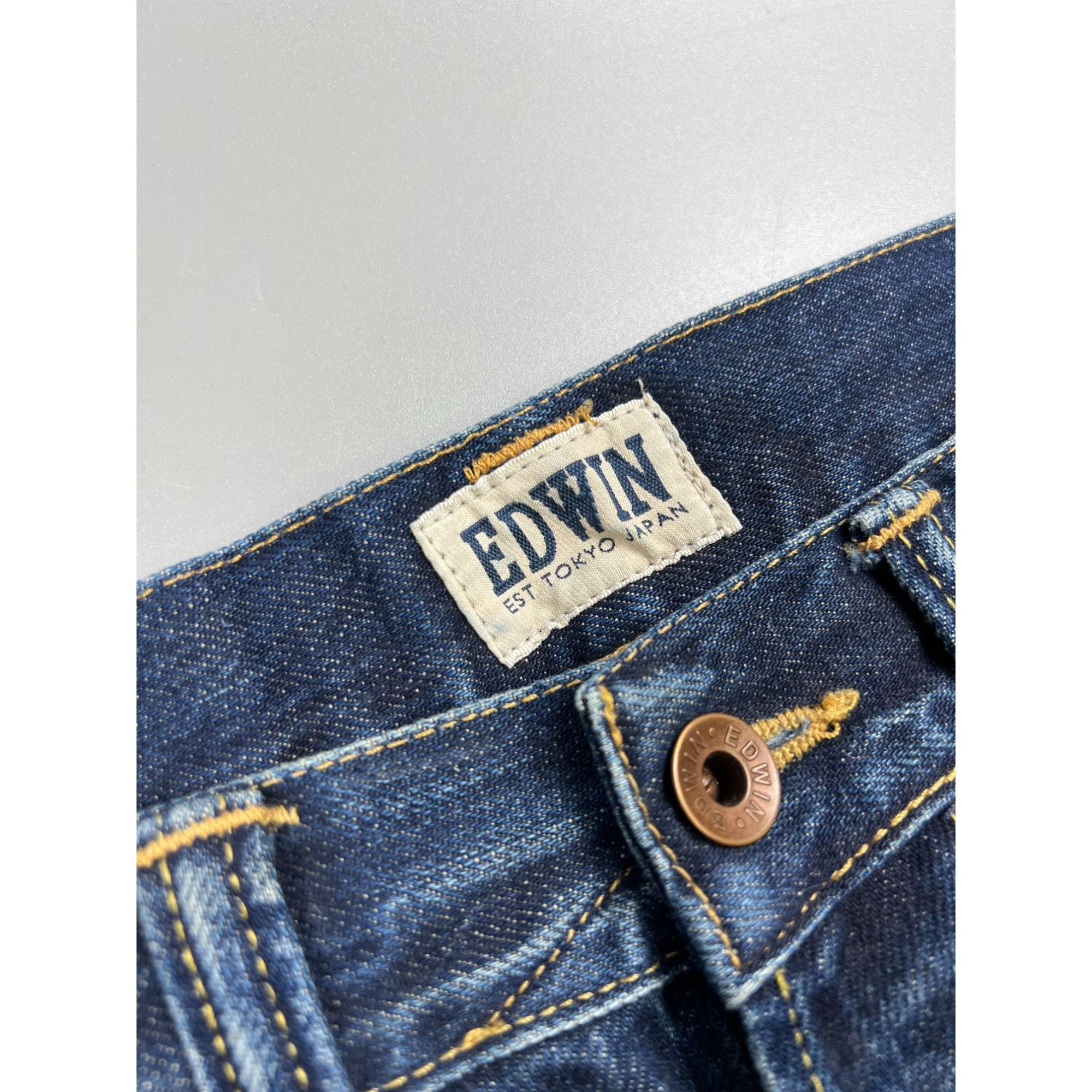 Edwin Edwin ED-80 Selvedge Denim Jeans Pants (Y0930) Size US 31 - 8 Thumbnail