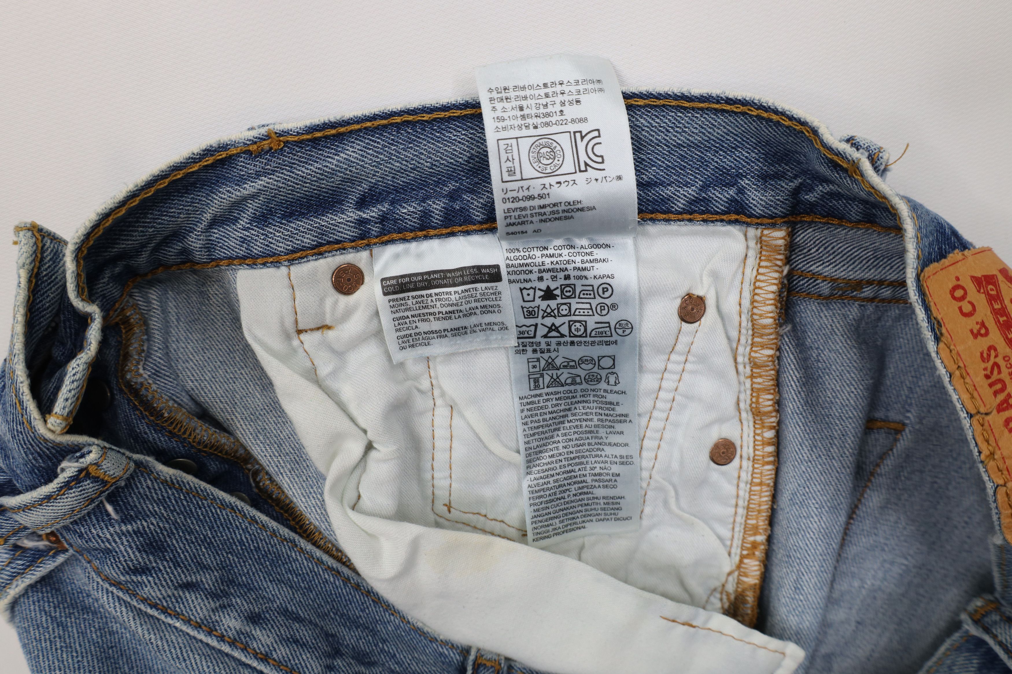 Levi's Vintage Y2K Levis 501xx Original Button Fly Denim Jeans Size US 32 / EU 48 - 9 Thumbnail