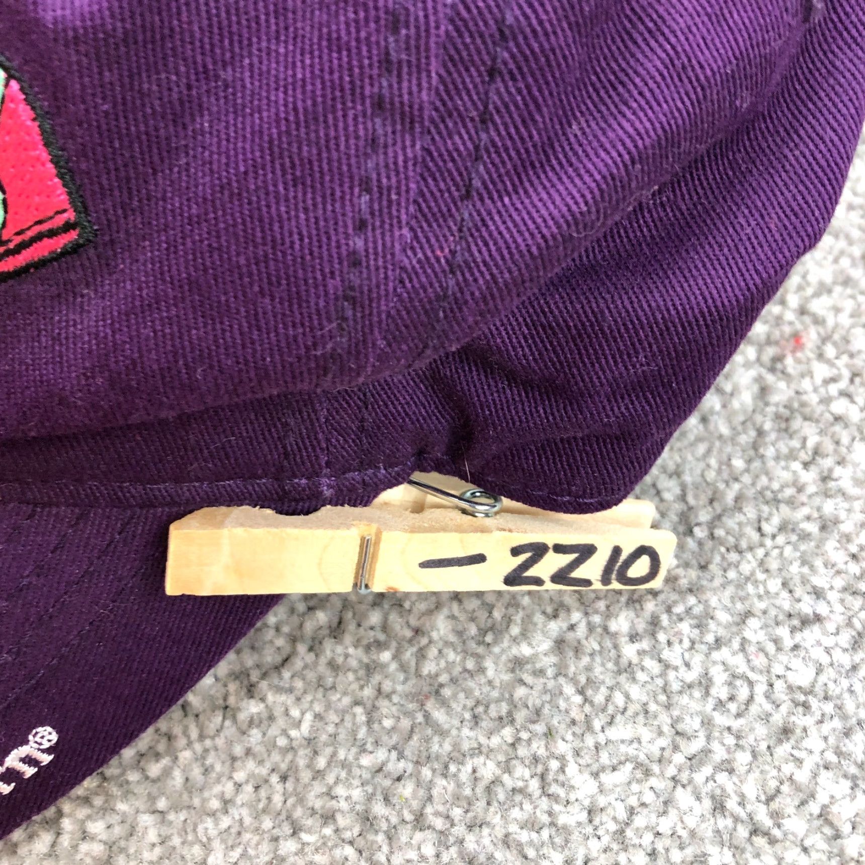 Alife Simply Southern Hat Cap Strap Back Purple Twill Nurse Ladies Womens Adjustable 100% Cotton Twill Embroidered Baseball Cap Size ONE SIZE - 7 Thumbnail