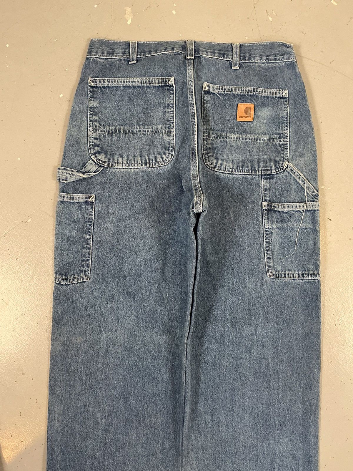 Carhartt × Vintage Vintage Carhartt B13 DST carpenter denim Size US 33 - 10 Thumbnail
