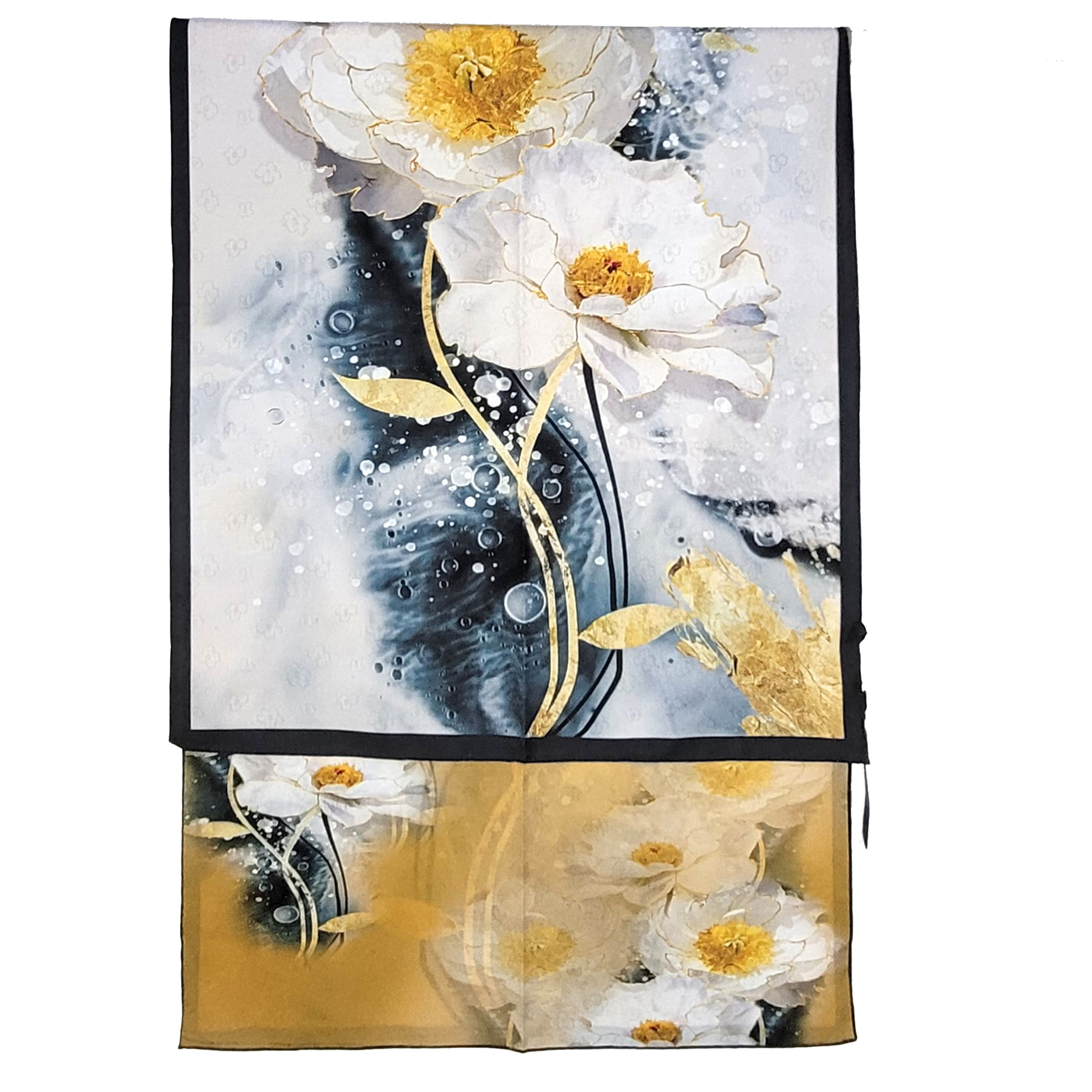 Other Double-Sided Silk Scarf 27"x70" Long Rectangle 3319 Size ONE SIZE - 4 Thumbnail
