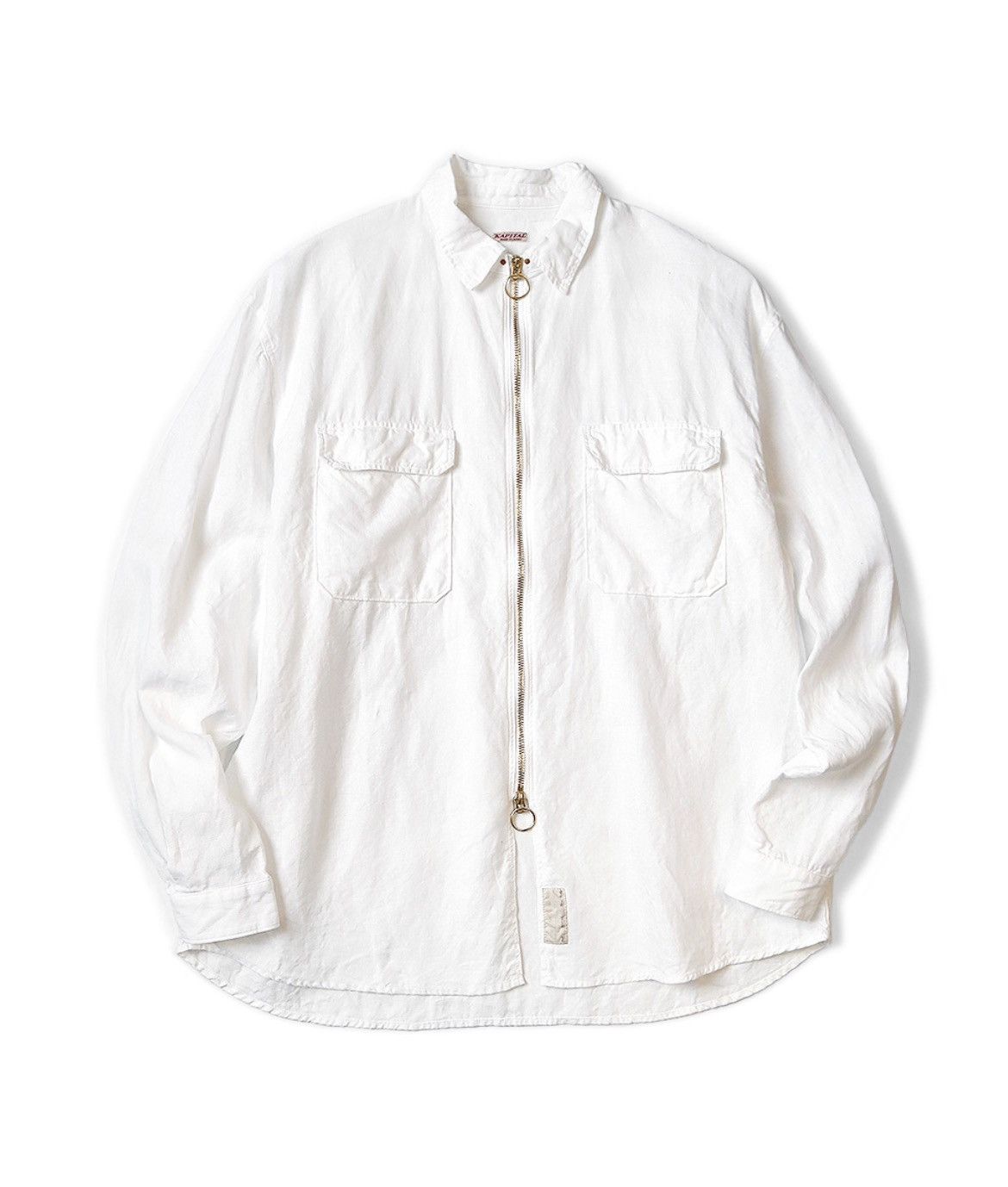 Kapital kapital linen Drizzler work shirt Size US XL / EU 56 / 4 - 2 Thumbnail