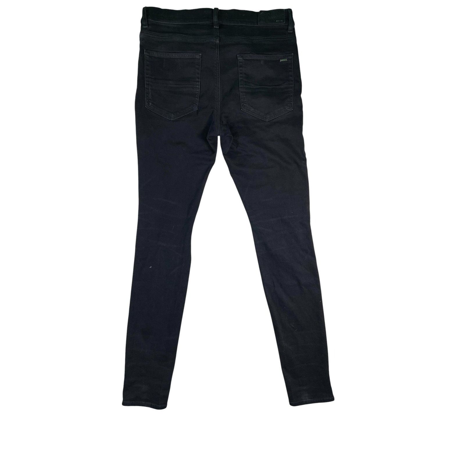 Amiri Amiri Black Knee Rip Thrasher Jeans Size US 34 / EU 50 - 2 Thumbnail