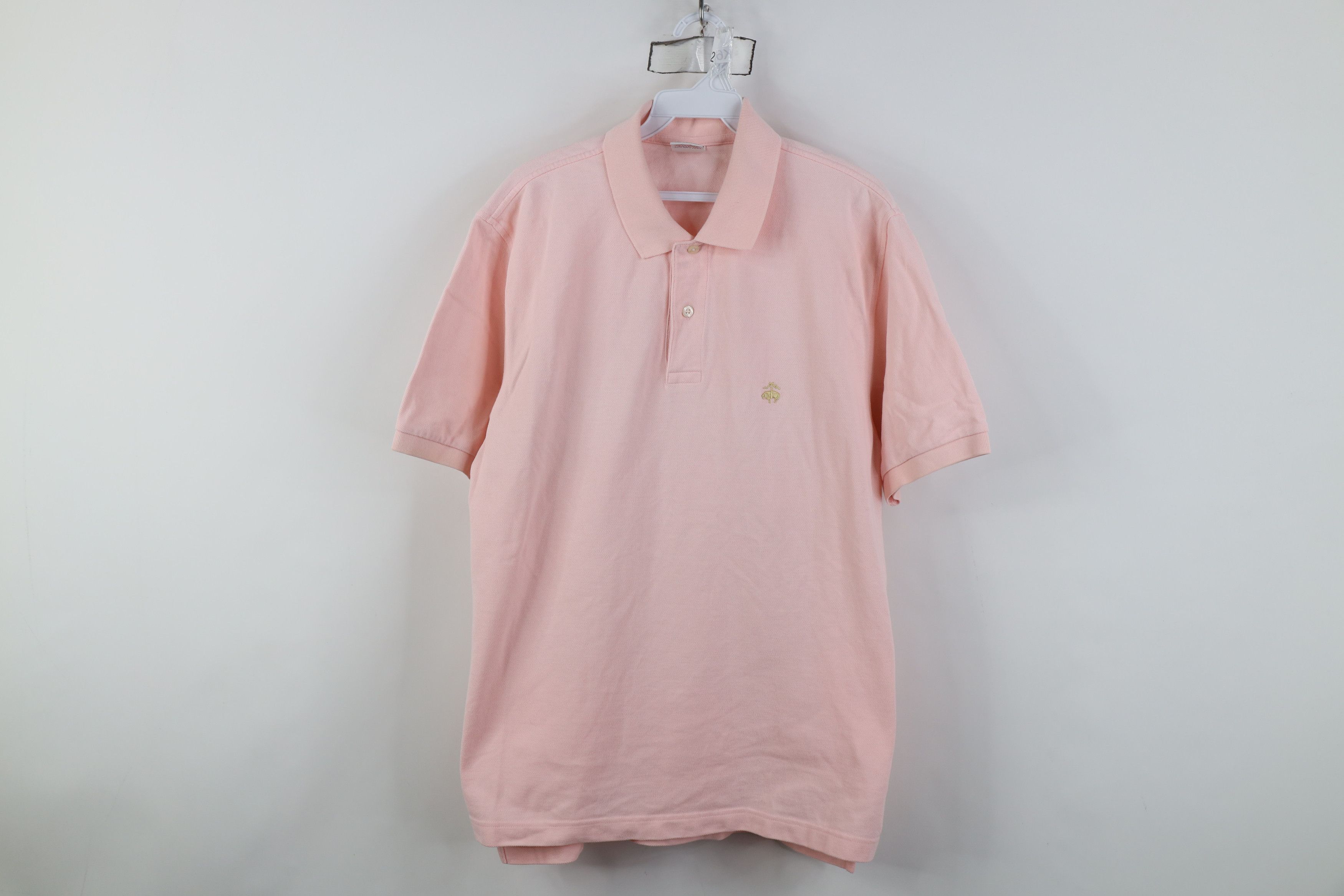Brooks Brothers Vintage Brooks Brothers Cotton Knit Collared Polo Shirt Pink Size US M / EU 48-50 / 2 - 1 Thumbnail