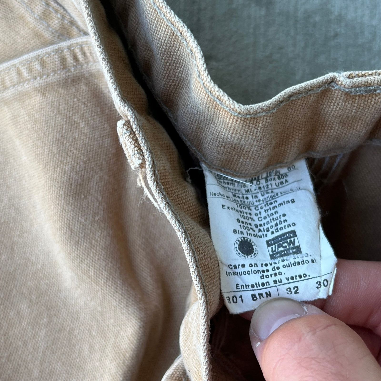 Carhartt × Vintage Carhartt brown double knee work wear carpenter pants Size US 30 / EU 46 - 7 Thumbnail