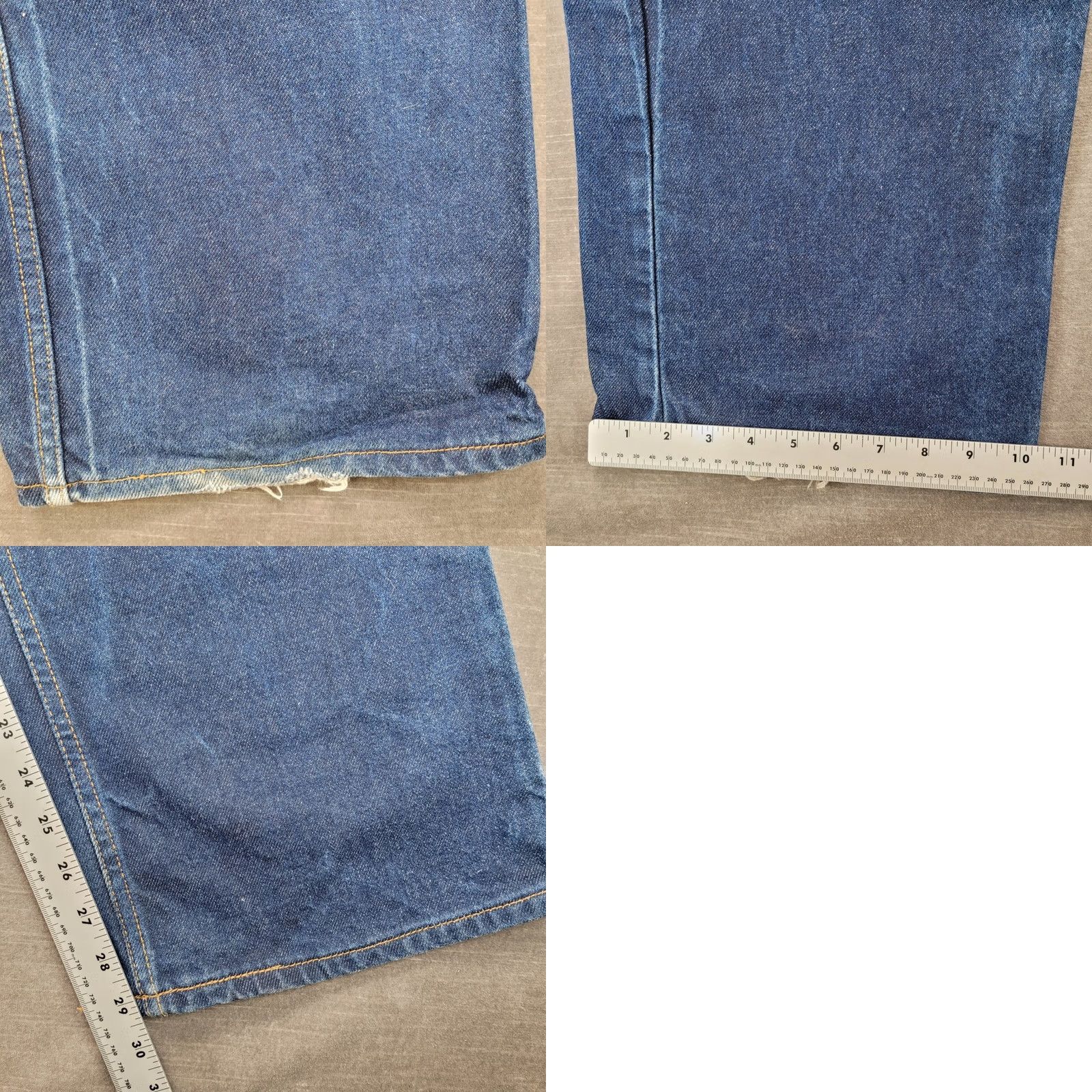Levi's VINTAGE Levis 517 Orange Tab Mens 46x30 Blue Denim Bootcut Jeans Made USA 1096 Size US 30 / EU 46 - 8 Thumbnail