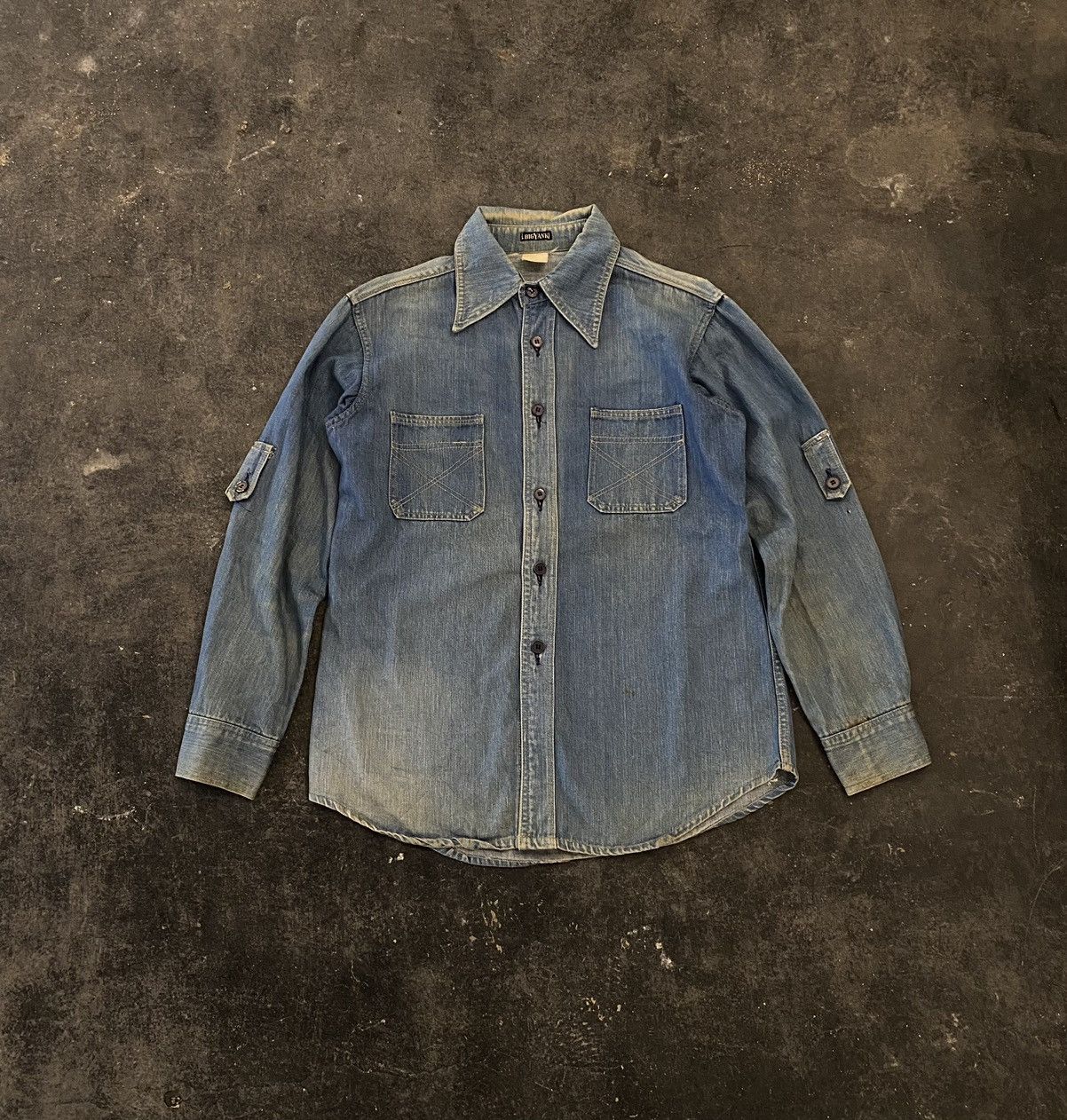 Beauty Beast × Japanese Brand Bigyank denim Avant Garde shirt Size US M / EU 48-50 / 2 - 1 Thumbnail