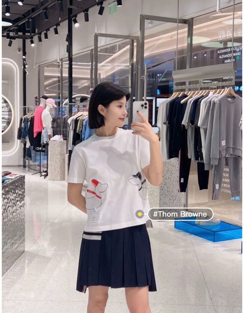 Thom Browne Thom Browne Dogs Embroidered Short Sleeve Size S / US 4 / IT 40 - 5 Thumbnail