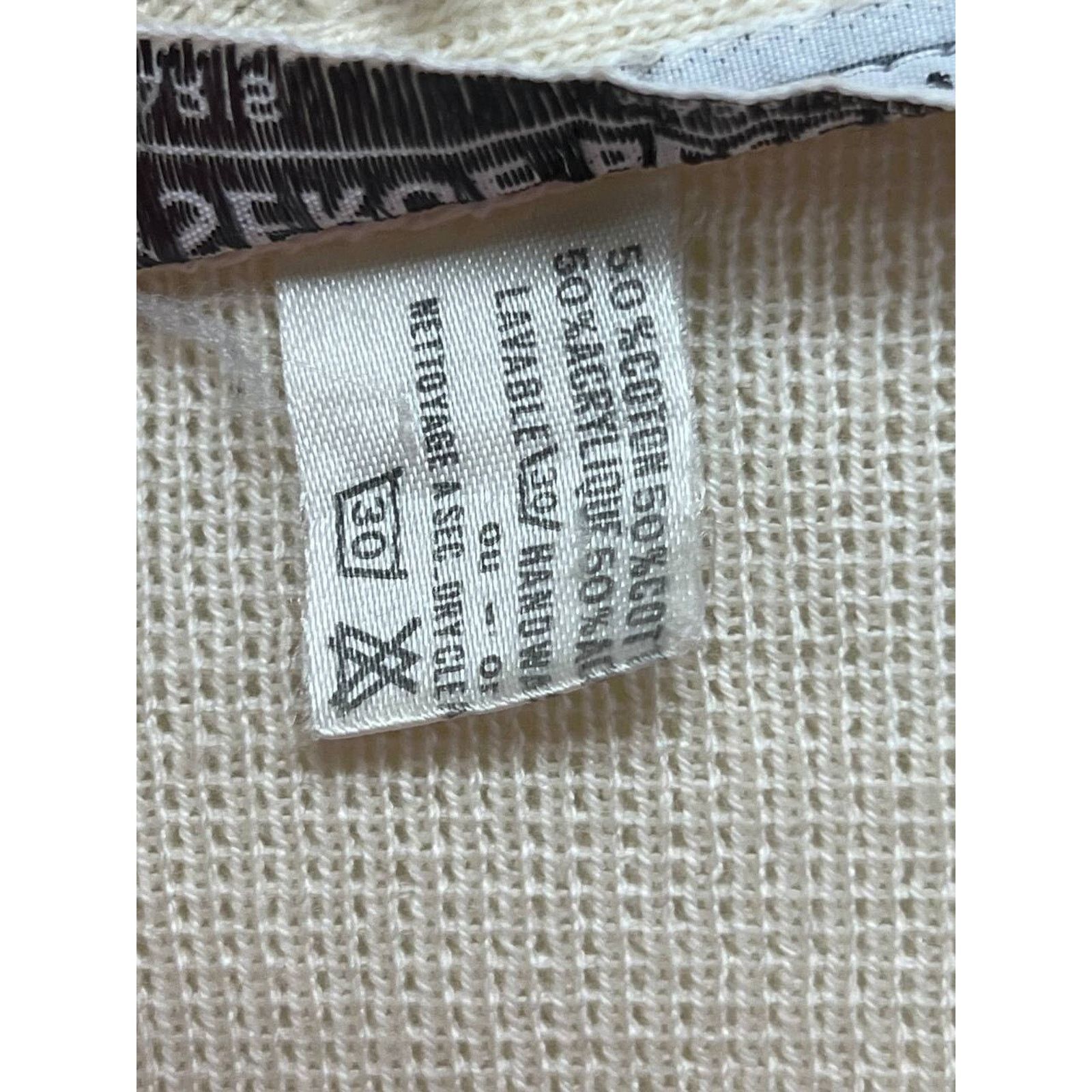 Sergio Rossi SERGE BLECHER France Cardigan Long Cotton Blend L A000136 Size L / US 10 / IT 46 - 2 Thumbnail
