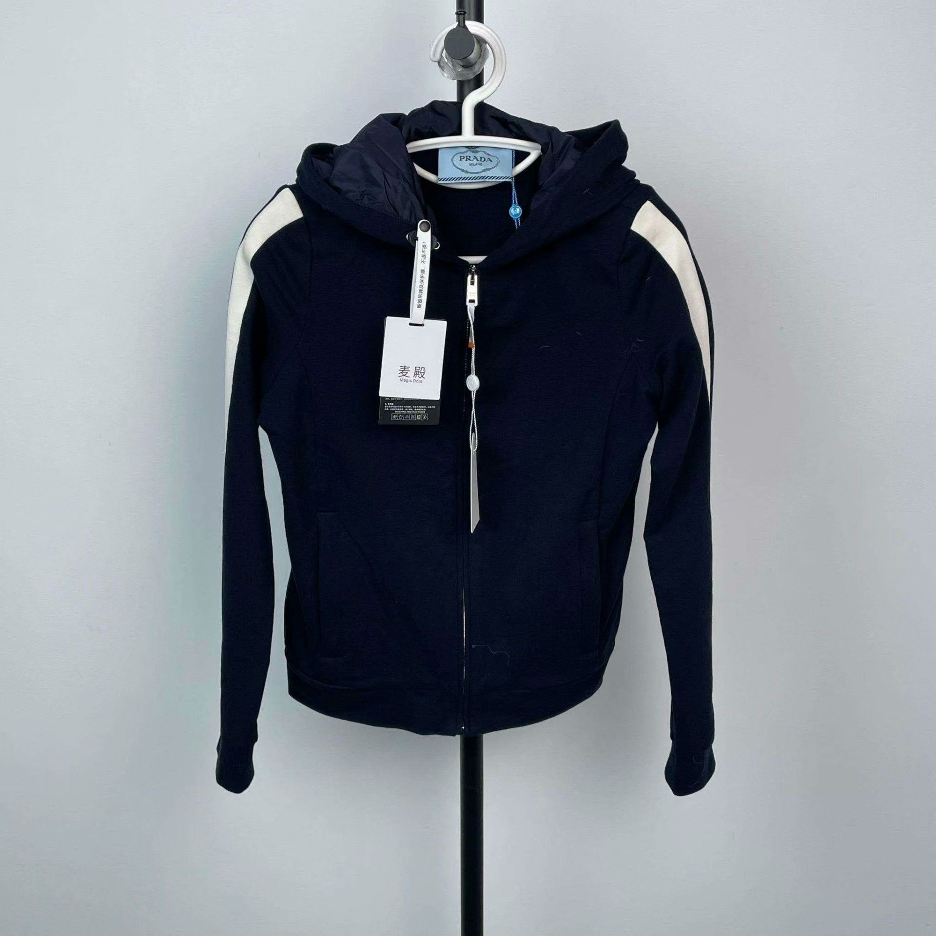 Prada Prada Blue Hoodie XS Women Size XS / US 0-2 / IT 36-38 - 1 Thumbnail