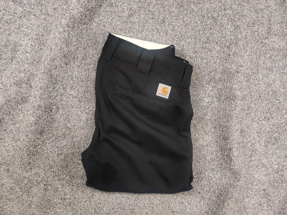 Carhartt Carhartt Wip Master Pants Straight Canvas Trouser Vintage Size US 30 / EU 46 - 1 Thumbnail
