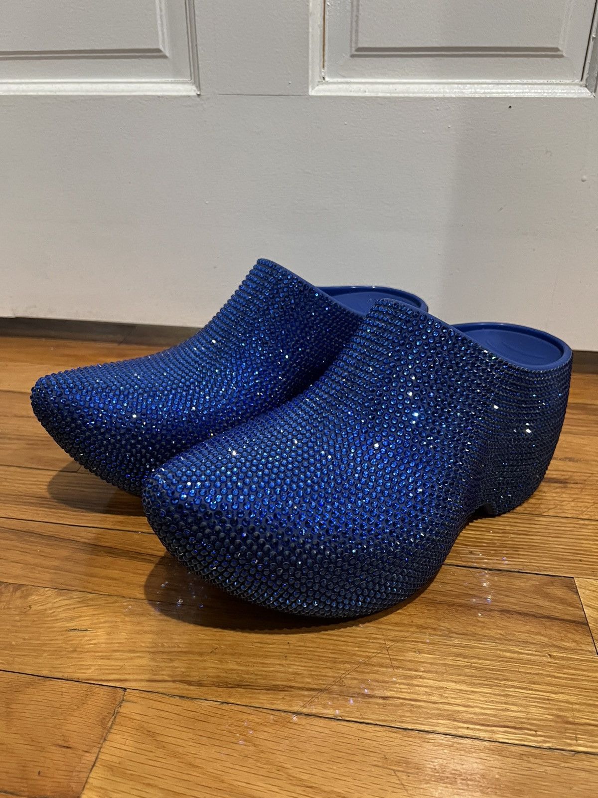 Balenciaga Summer23 “Mud Show” Rhinestone Strass Technoclogs Size US 10 / EU 43 - 1 Thumbnail