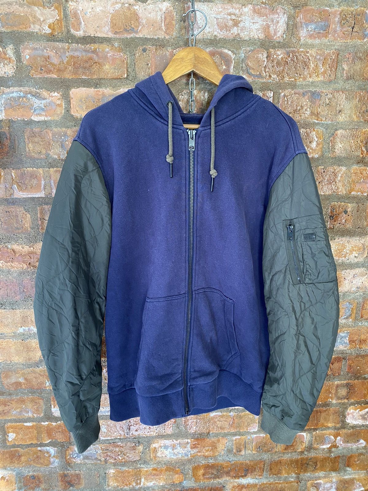 Diesel × If Six Was Nine × Japanese Brand 2000s Diesel hybrid bomber hoodie Size US XL / EU 56 / 4 - 2 Thumbnail