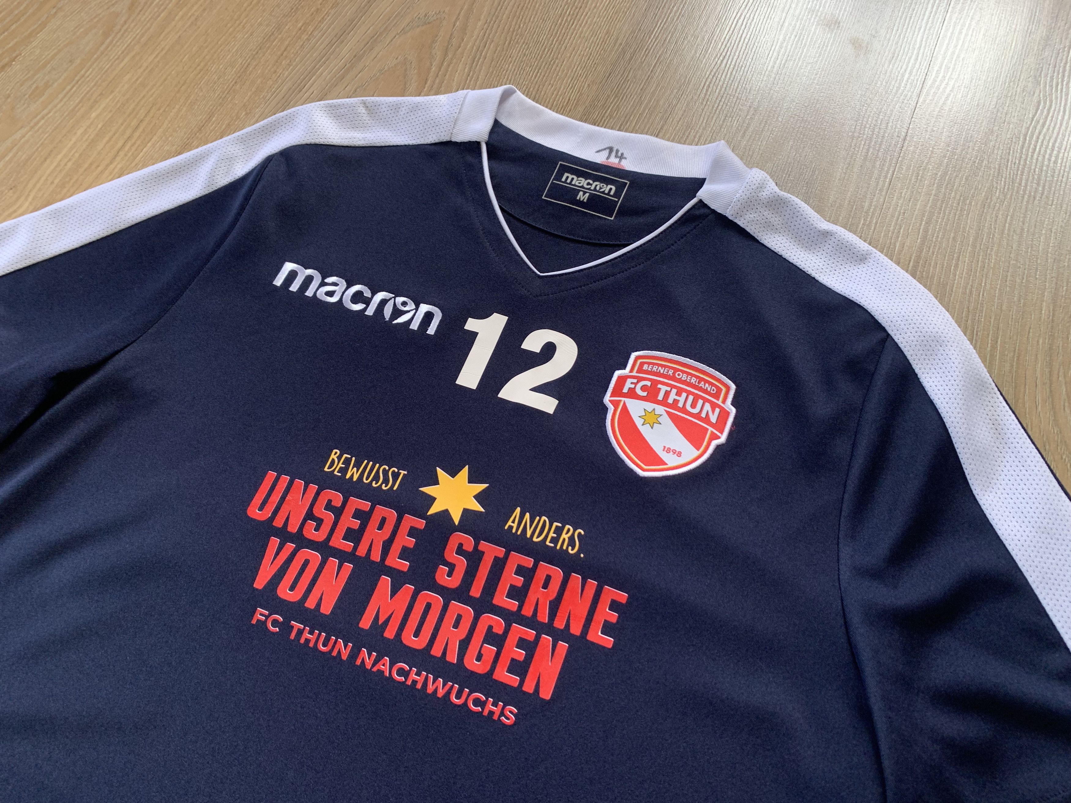 Macron × Vintage Macron FC Thun Soccer T-Shirt Size US M / EU 48-50 / 2 - 4 Thumbnail