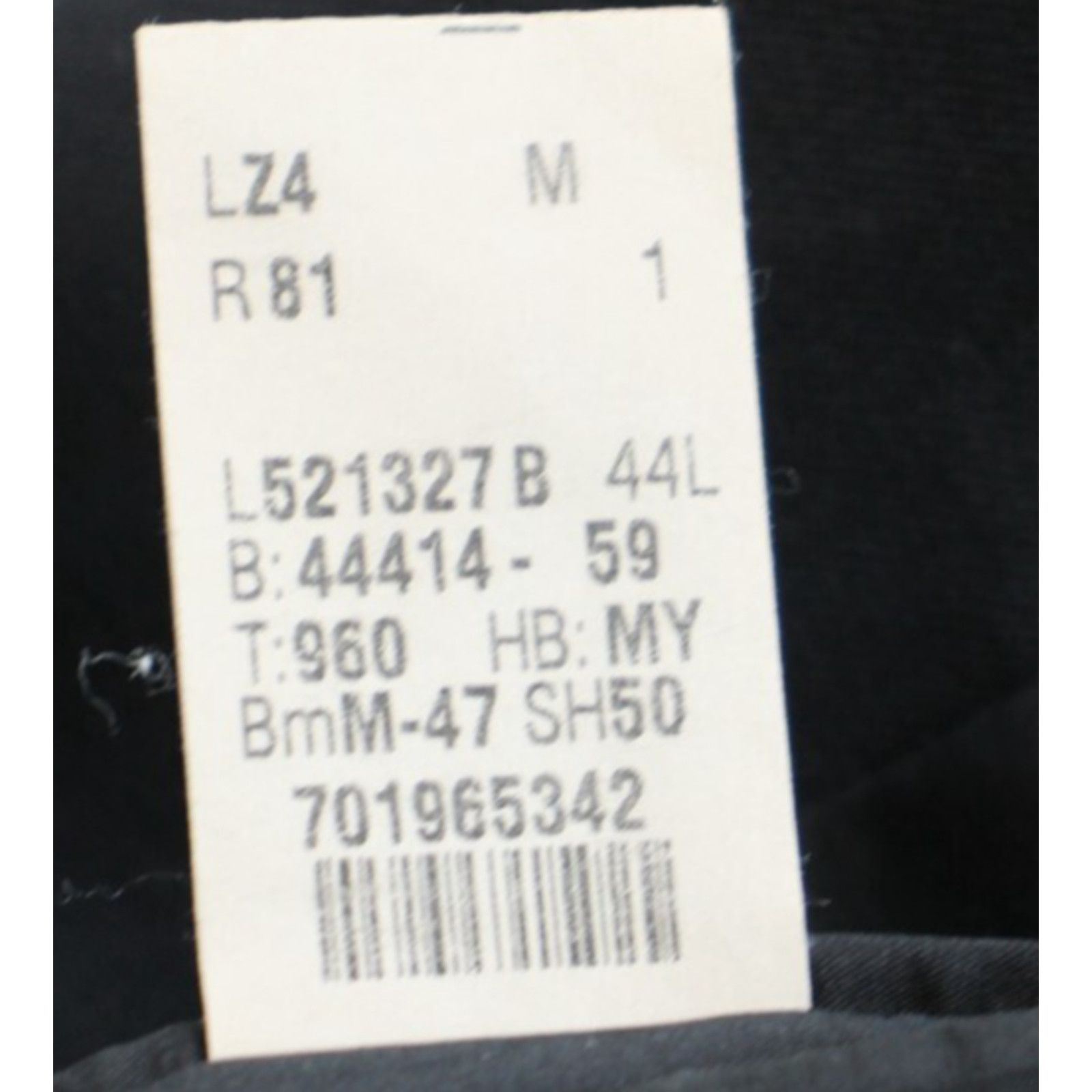 Ralph Lauren Lauren Ralph Lauren Blazer Mens 44L Black Wool Two Button Size 44L - 5 Thumbnail