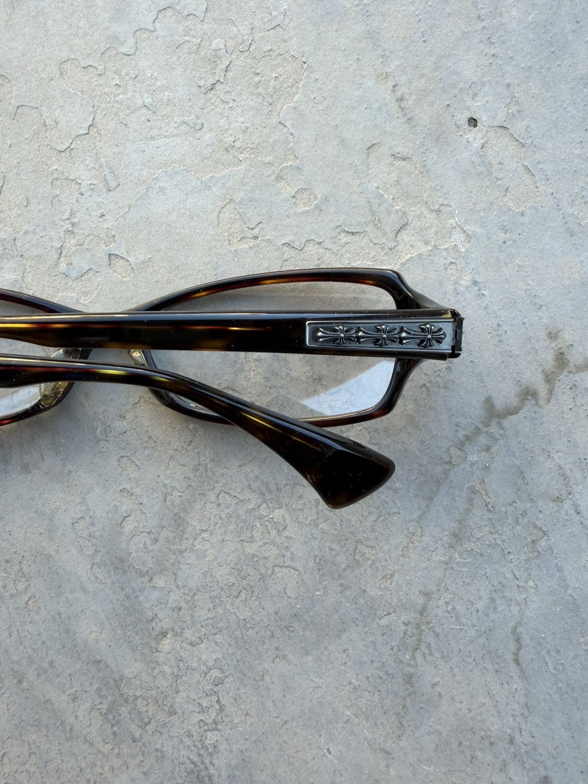 Chrome Hearts Chrome Hearts Dutch Rudder Cross Temple Oval Sunglasses Size ONE SIZE - 6 Thumbnail