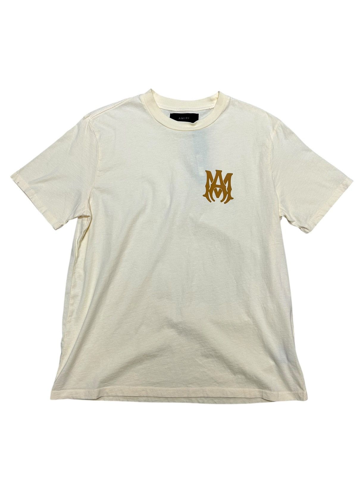 Amiri Amiri French Vanilla Tee - BNWT Size Small Size US S / EU 44-46 / 1 - 1 Thumbnail