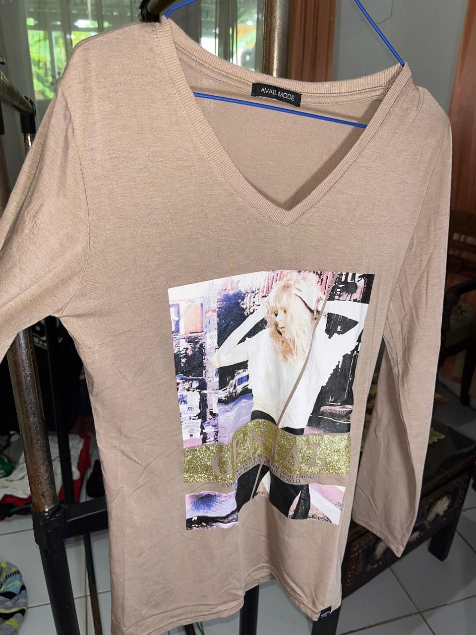 14th Addiction Japanese Y2K Avail Mode V Neck Longsleeve Size US S / EU 44-46 / 1 - 7 Thumbnail