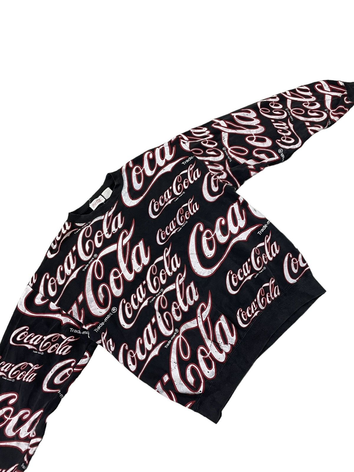 Coca Cola × Vintage Vintage Coca cola overprint big logo sweatshirt Size US L / EU 52-54 / 3 - 3 Thumbnail