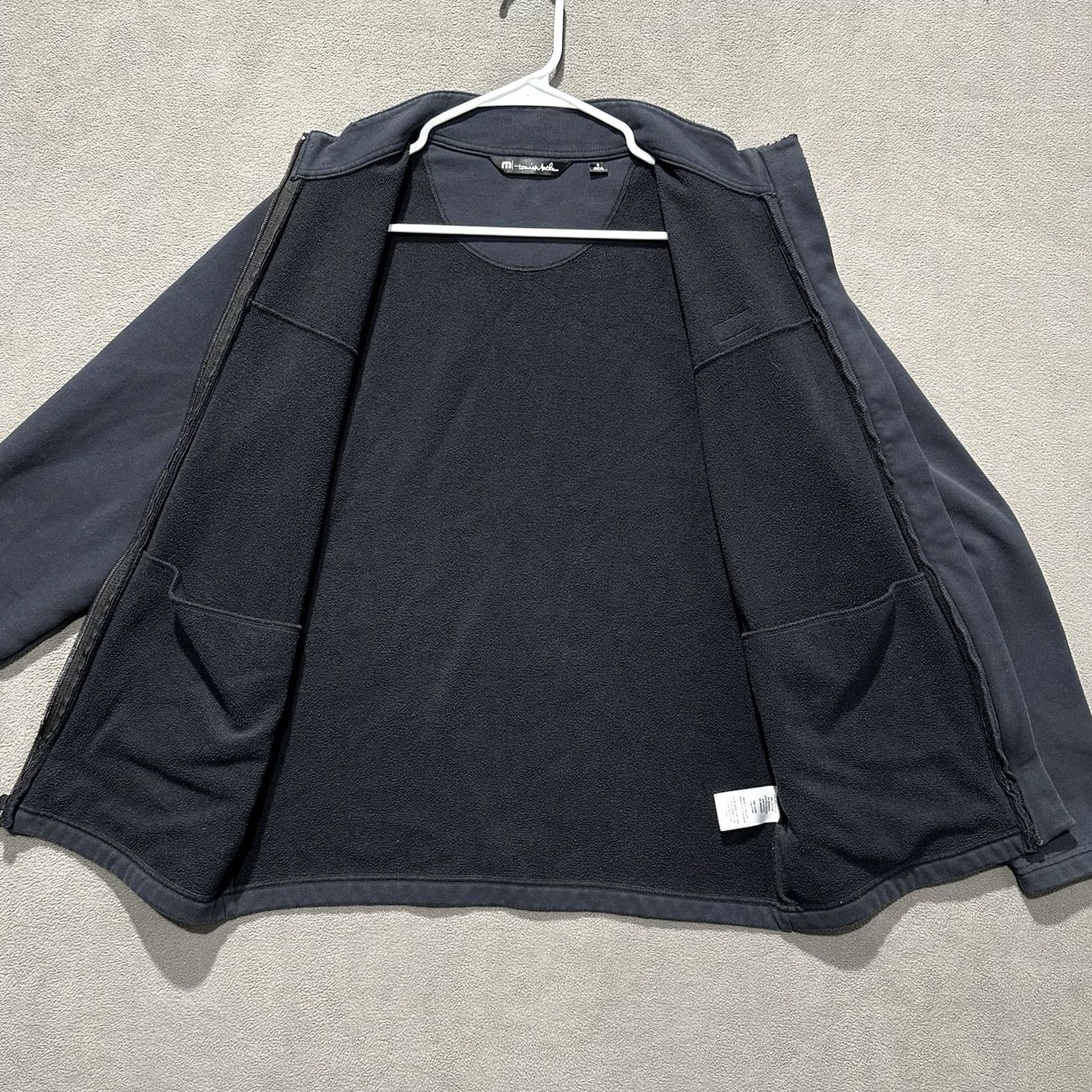 TravisMathew Travis Mathew Sweatshirt Mens Small Blue Full Zip Mock Neck Koozie 2.0 Jacket Size US S / EU 44-46 / 1 - 3 Thumbnail