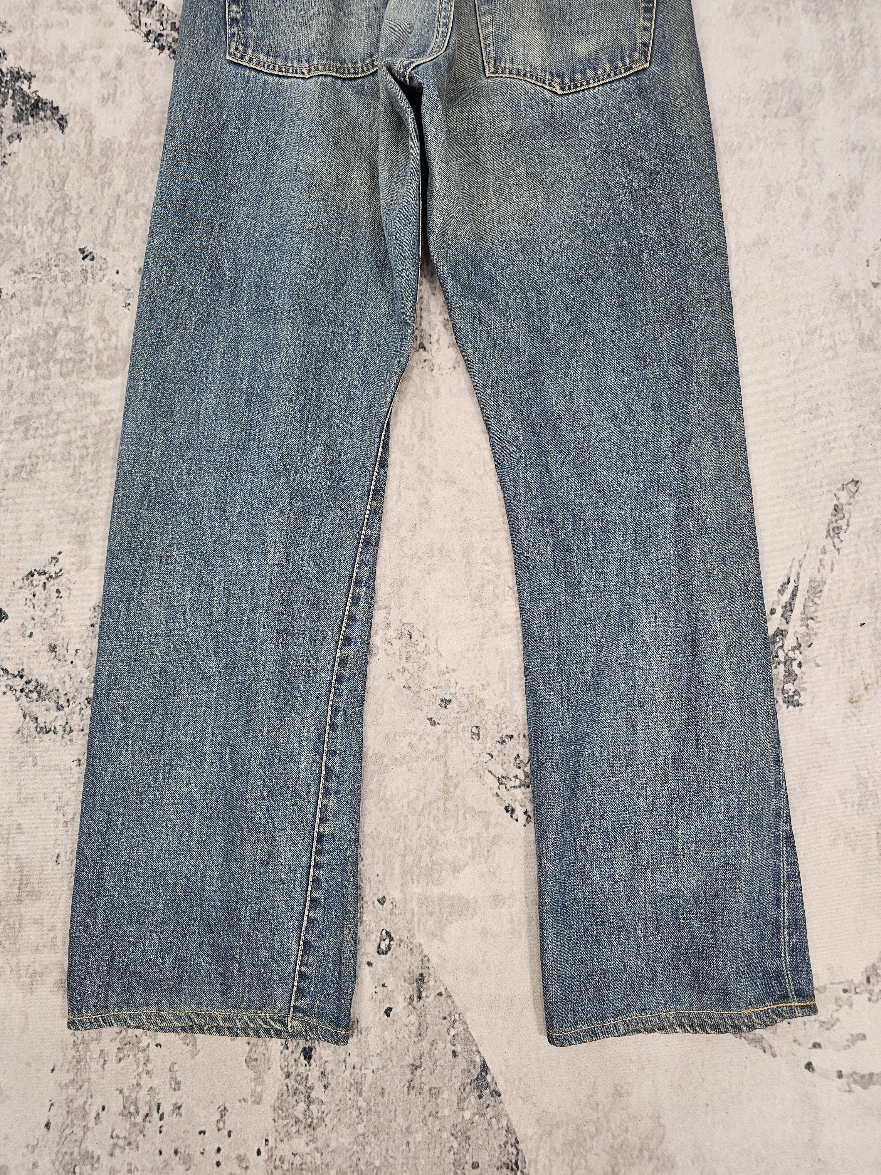 Denime DENIME CLOTHING Selvedge Redline Faded Jeans JB0283 Size 31 Size US 31 - 6 Thumbnail