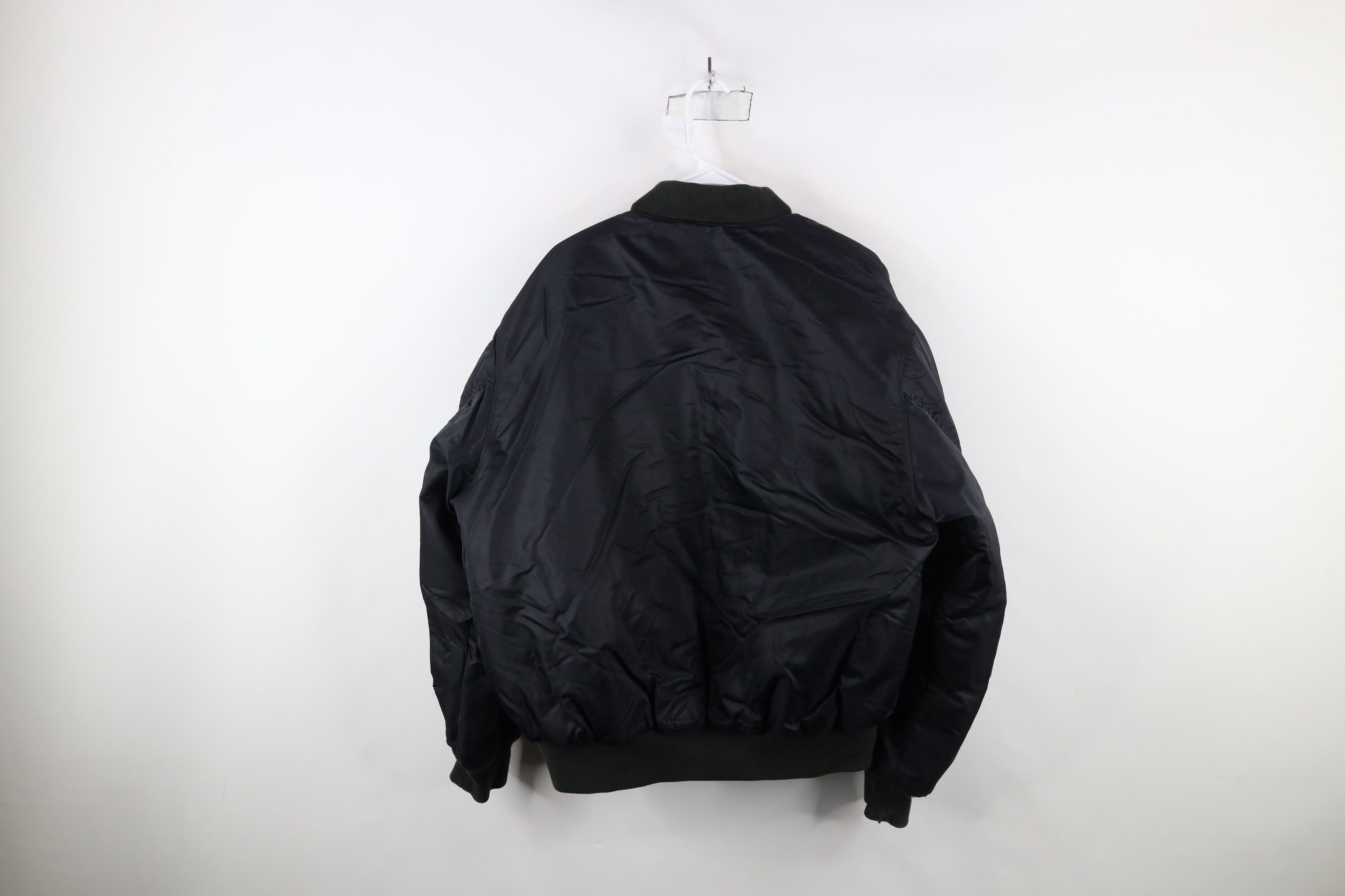Southpole × Vintage Vintage 90s Y2K Southpole Military Bomber Jacket Black Size US L / EU 52-54 / 3 - 13 Thumbnail