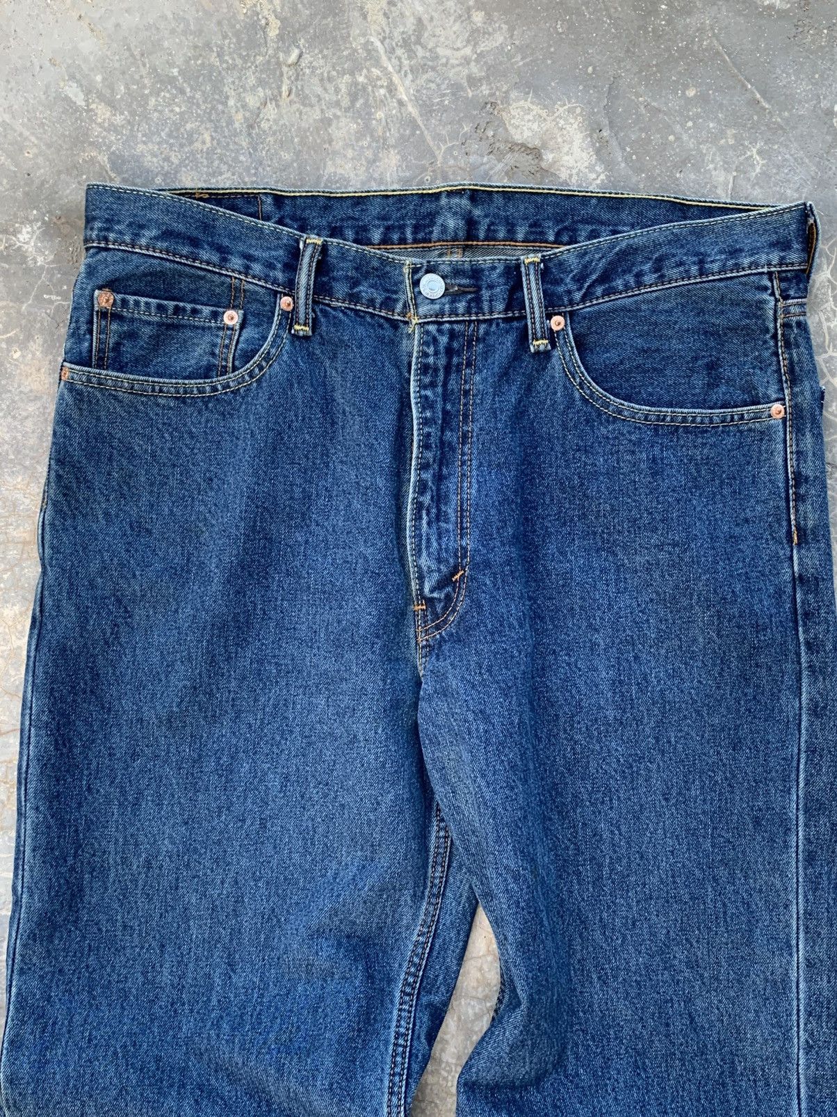 Levi's indigo blue jeans Levi's 550 Size US 36 / EU 52 - 3 Thumbnail
