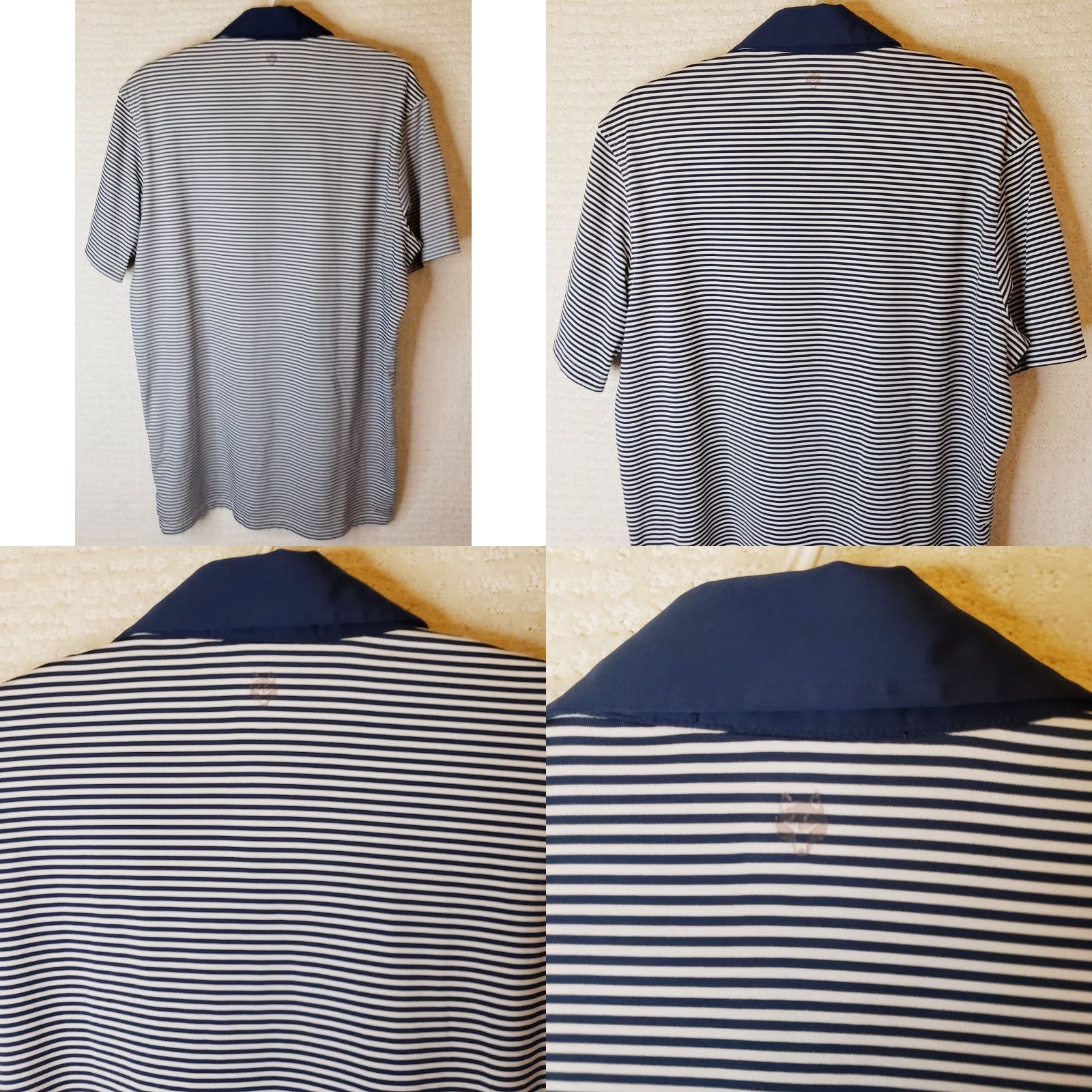 Vintage Greyson Polo Shirt Mens Medium Blue Stripe Performance Stretch Short Sleeve Golf Size US M / EU 48-50 / 2 - 8 Thumbnail