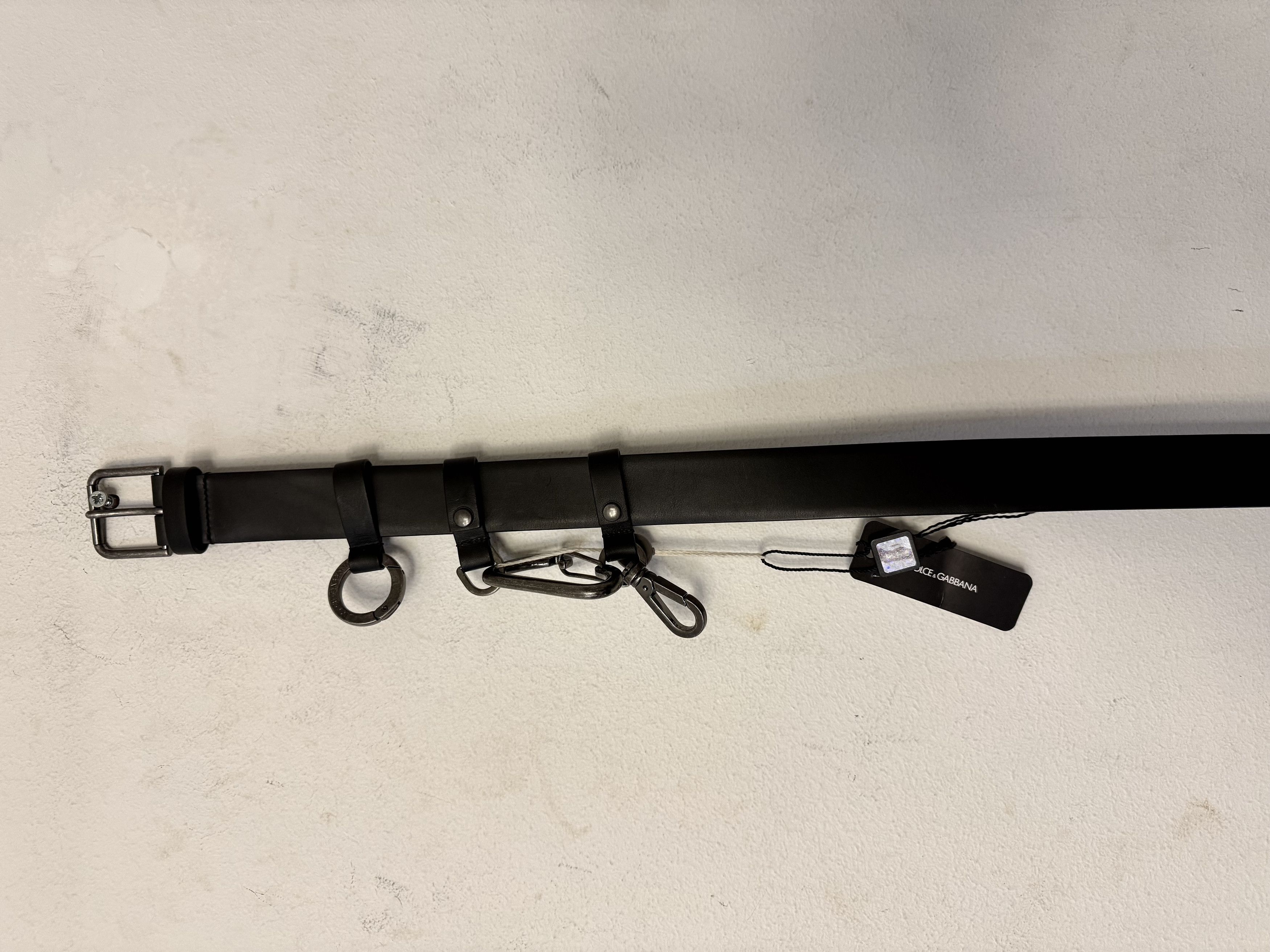 Dolce & Gabbana Leather Belts with Carabiner, Ring , Fastening Size ONE SIZE - 8 Thumbnail