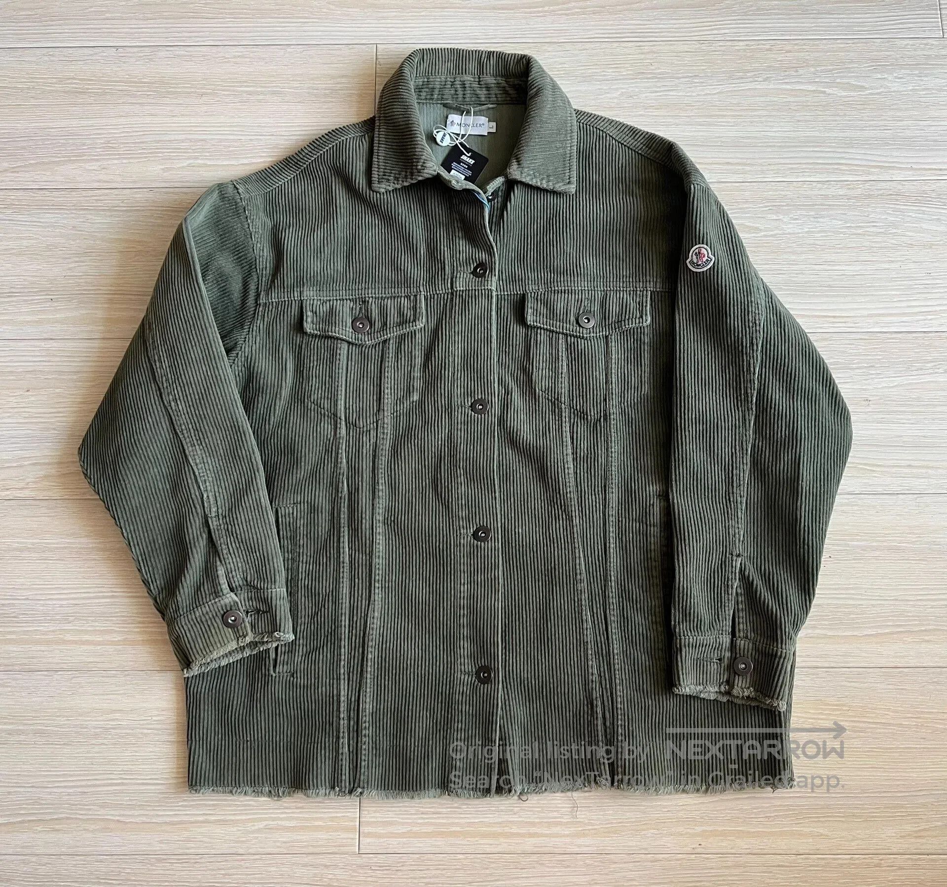 Moncler Moncler Corduroy Shirt Jacket. Size US L / EU 52-54 / 3 - 1 Thumbnail