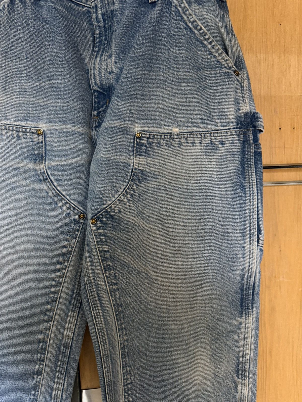 Carhartt Vintage denim carhartt double knees Size US 36 / EU 52 - 2 Thumbnail